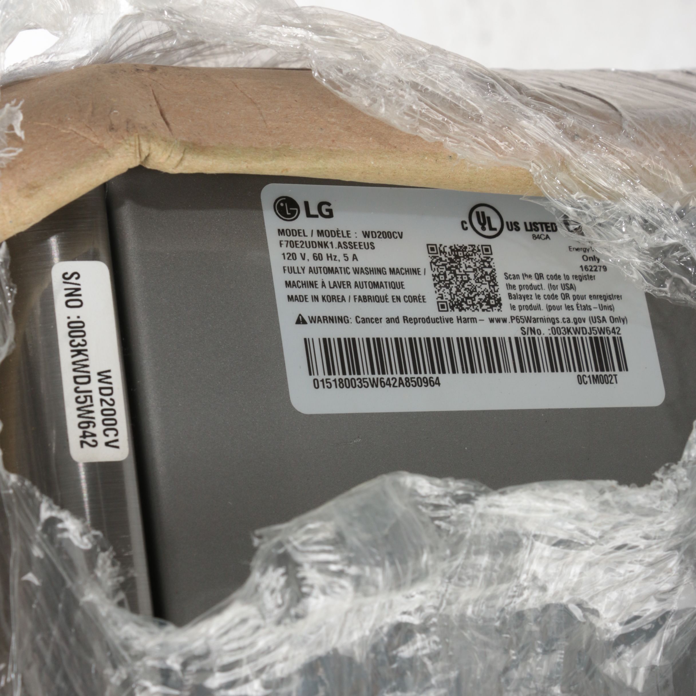 LG 1.0 Cu. Ft. Graphite Steel SideKick™ Pedestal Washer