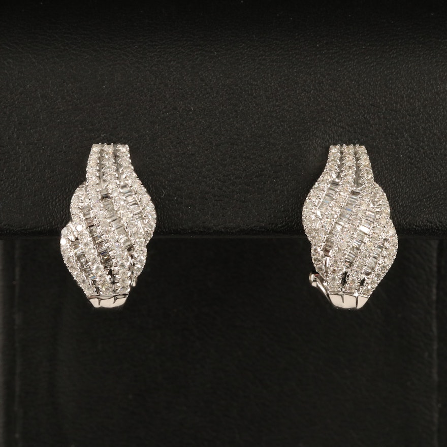 10K 1.03 CTW Diamond Earrings