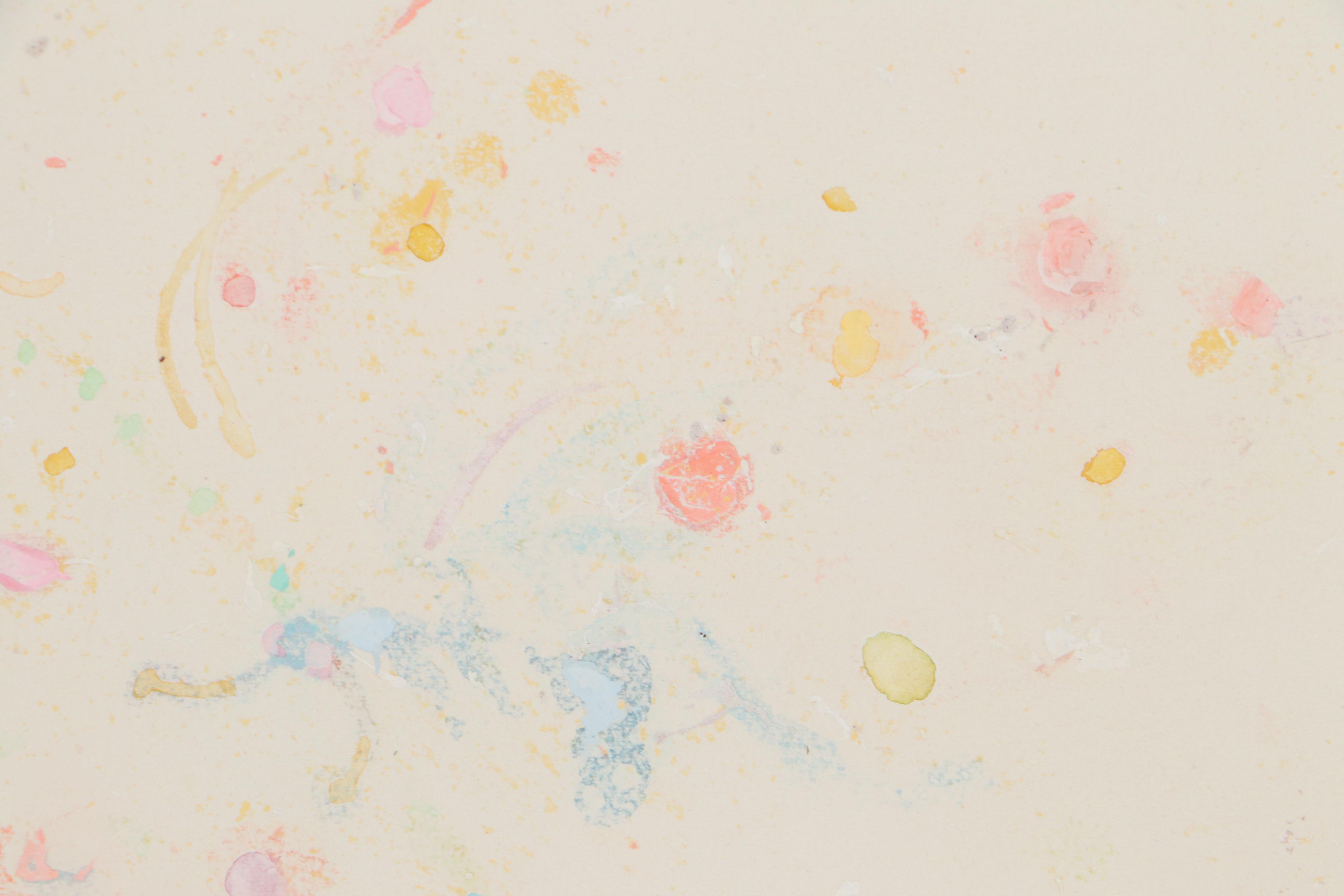 Walter Sorge Abstract Watercolor Painting, Late 20th Century