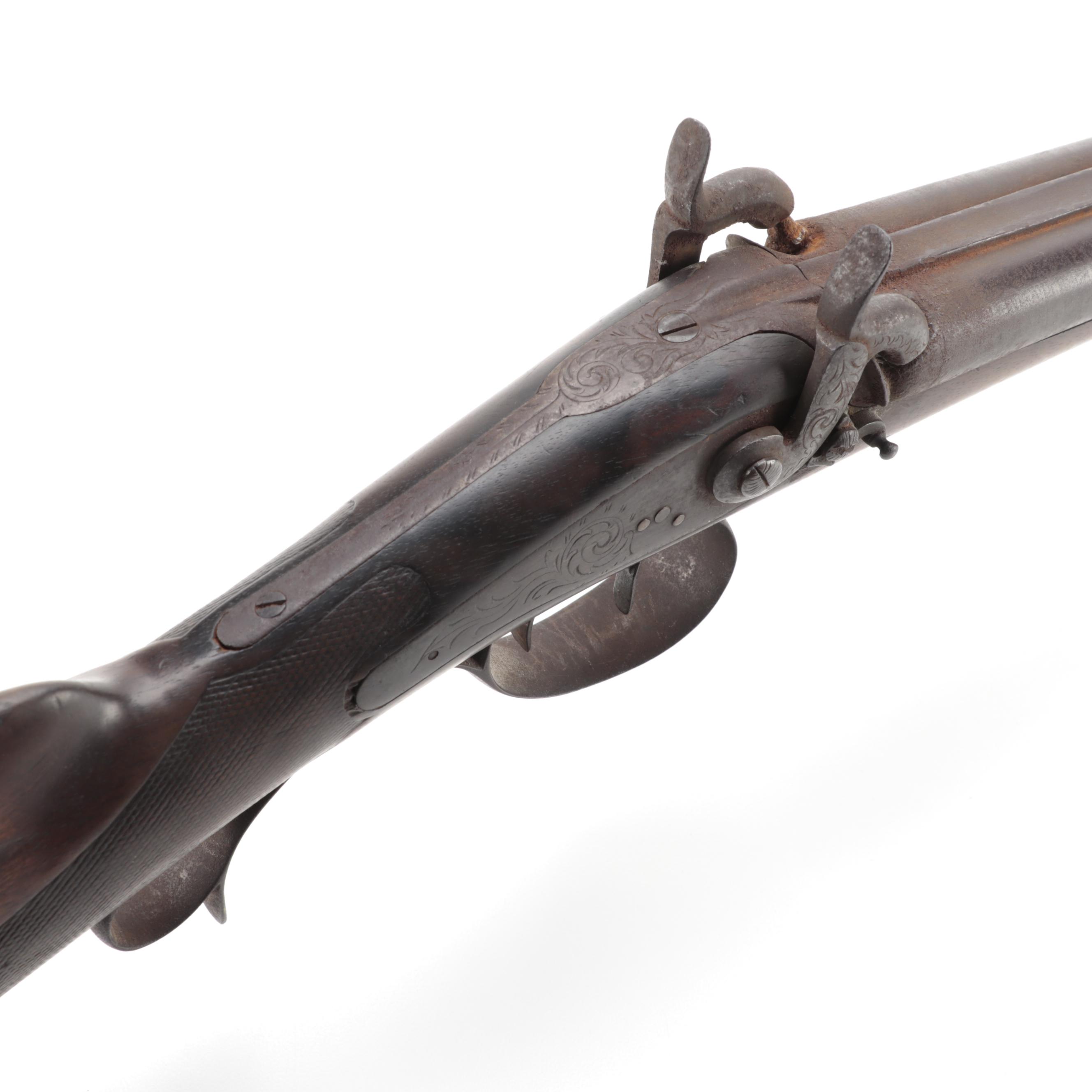 Antique Percussion Cap Shotgun, Mid 19th Century
