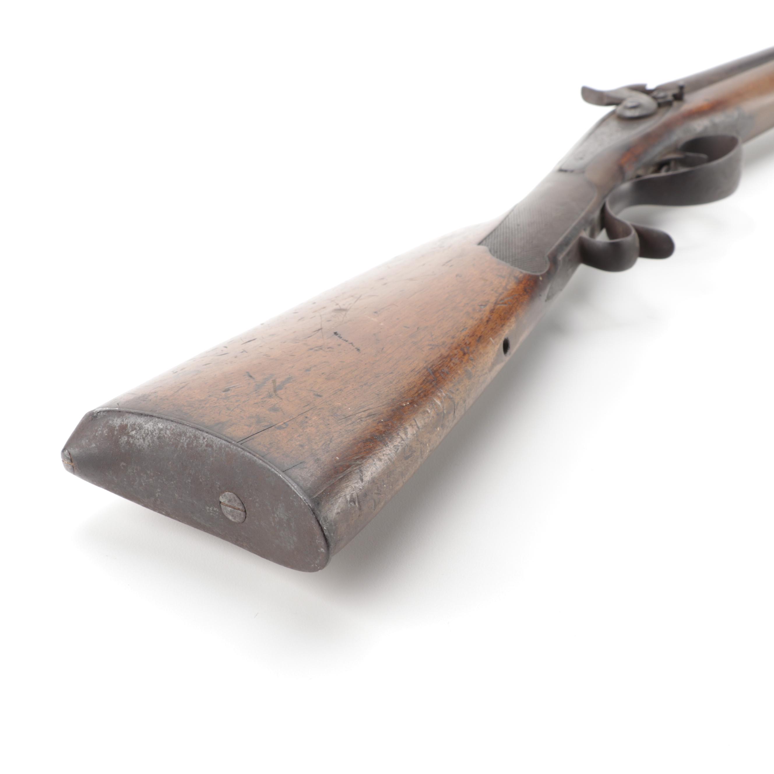 Antique Percussion Cap Shotgun, Mid 19th Century