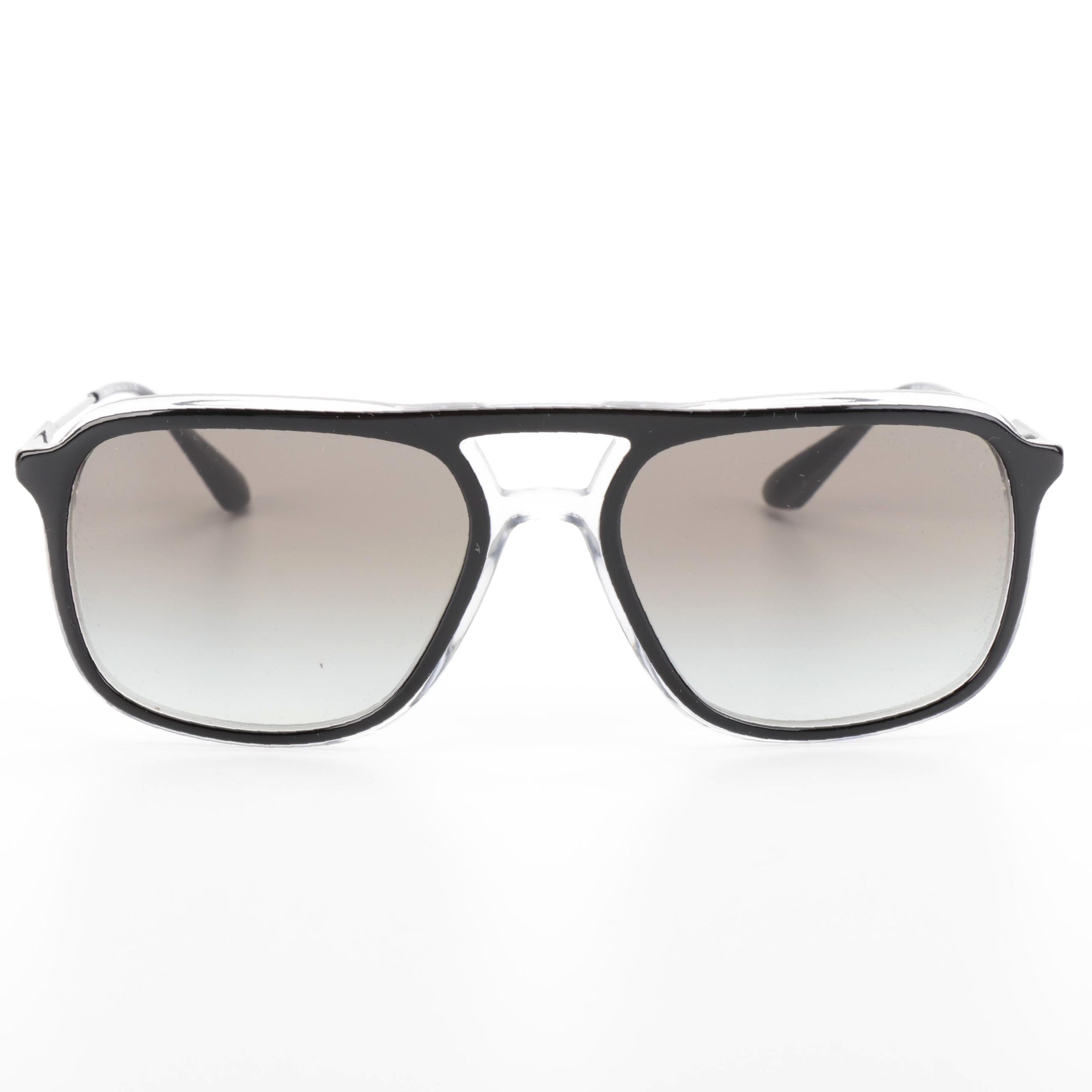 Prada SPR06V Square Avio Sunglasses with Case and Box