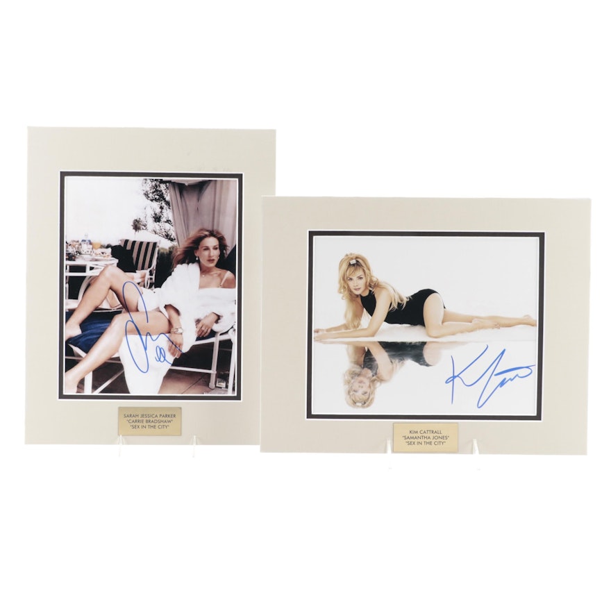 Kim Cattrall and Sarah Jessica Parker Signed "Sex In the City" Photo Prints