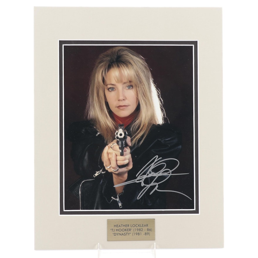 Heather Locklear Signed "TJ Hooker" Television Series Photo Print, COA