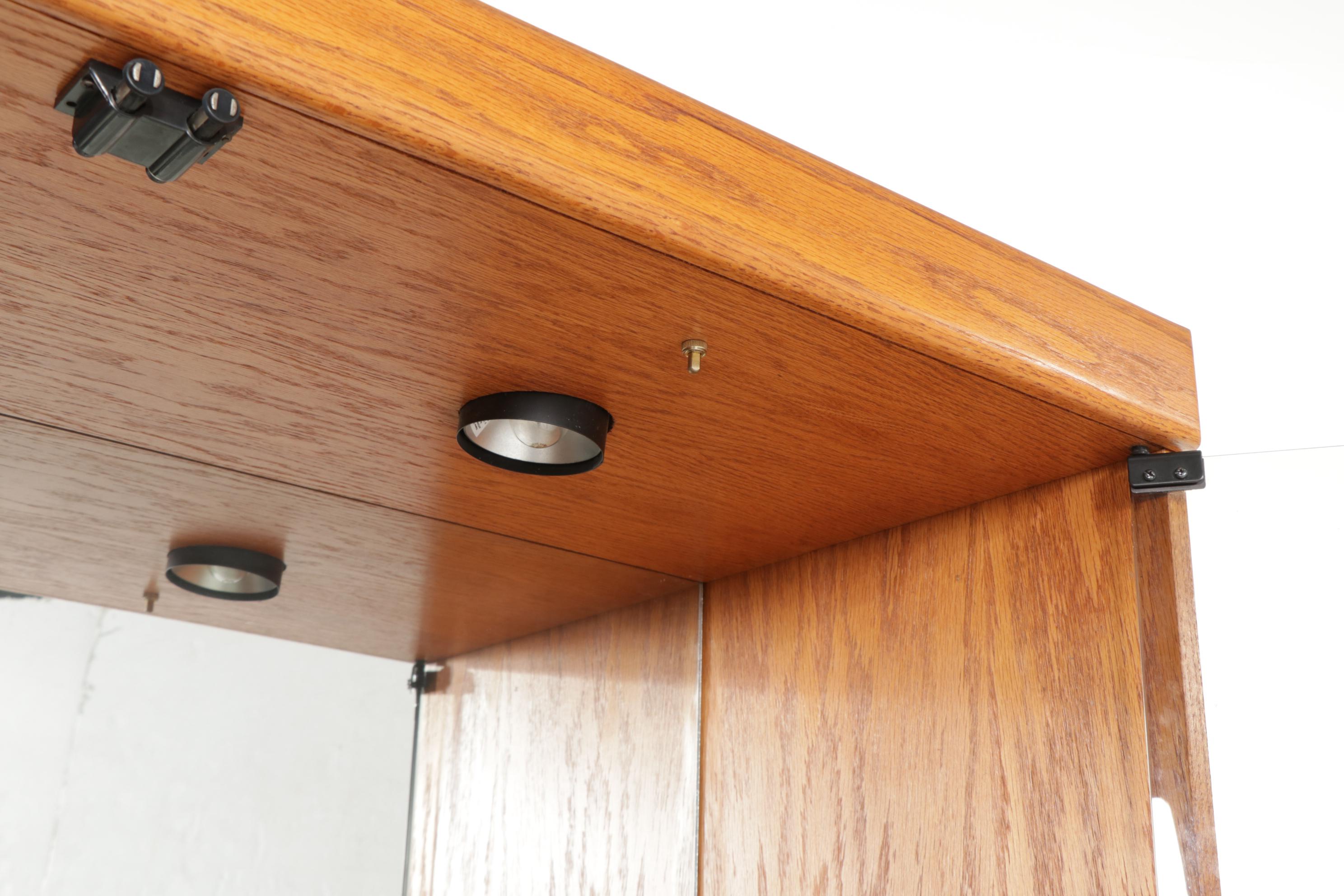 Wambold Oak Display Cabinet