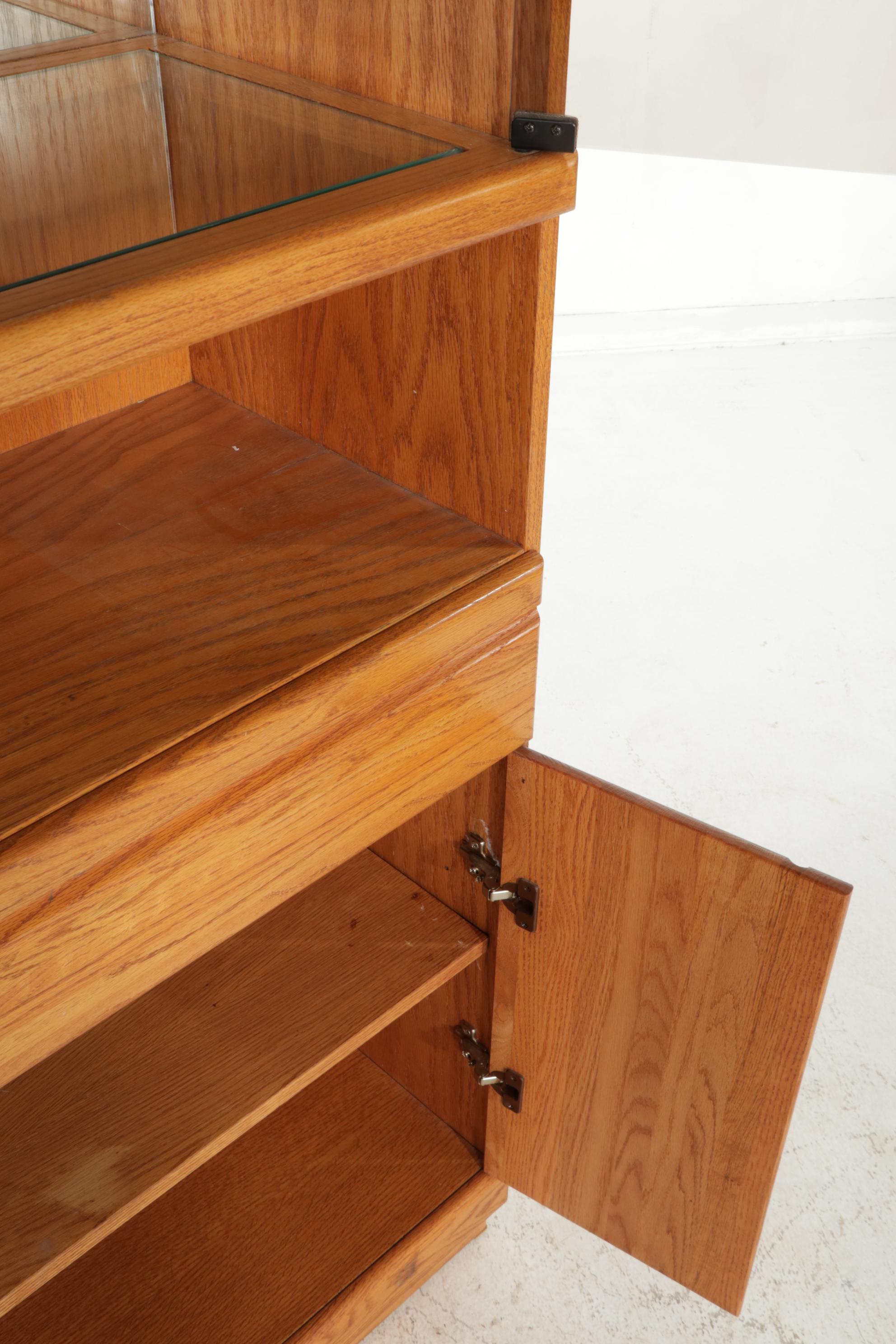 Wambold Oak Display Cabinet