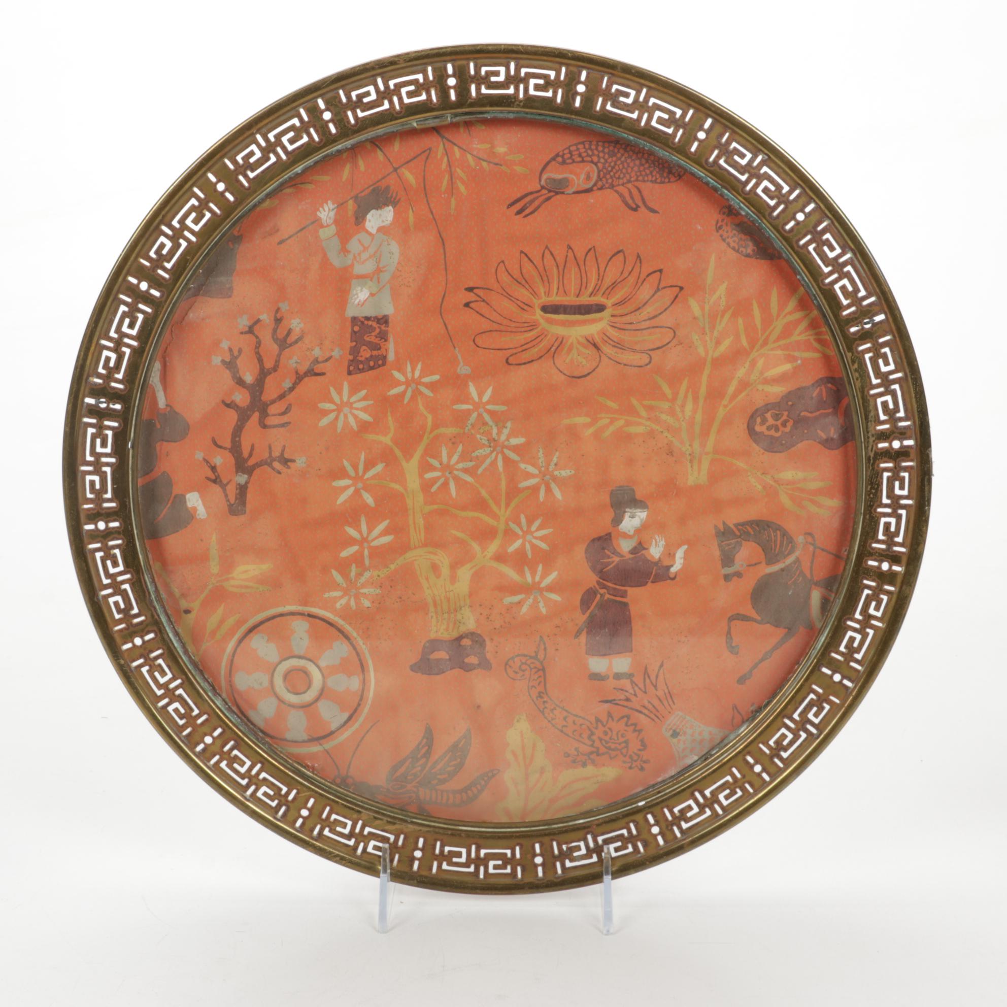 Japanese Kutani Porcelain Plates with Other Tripod Censer and Tray