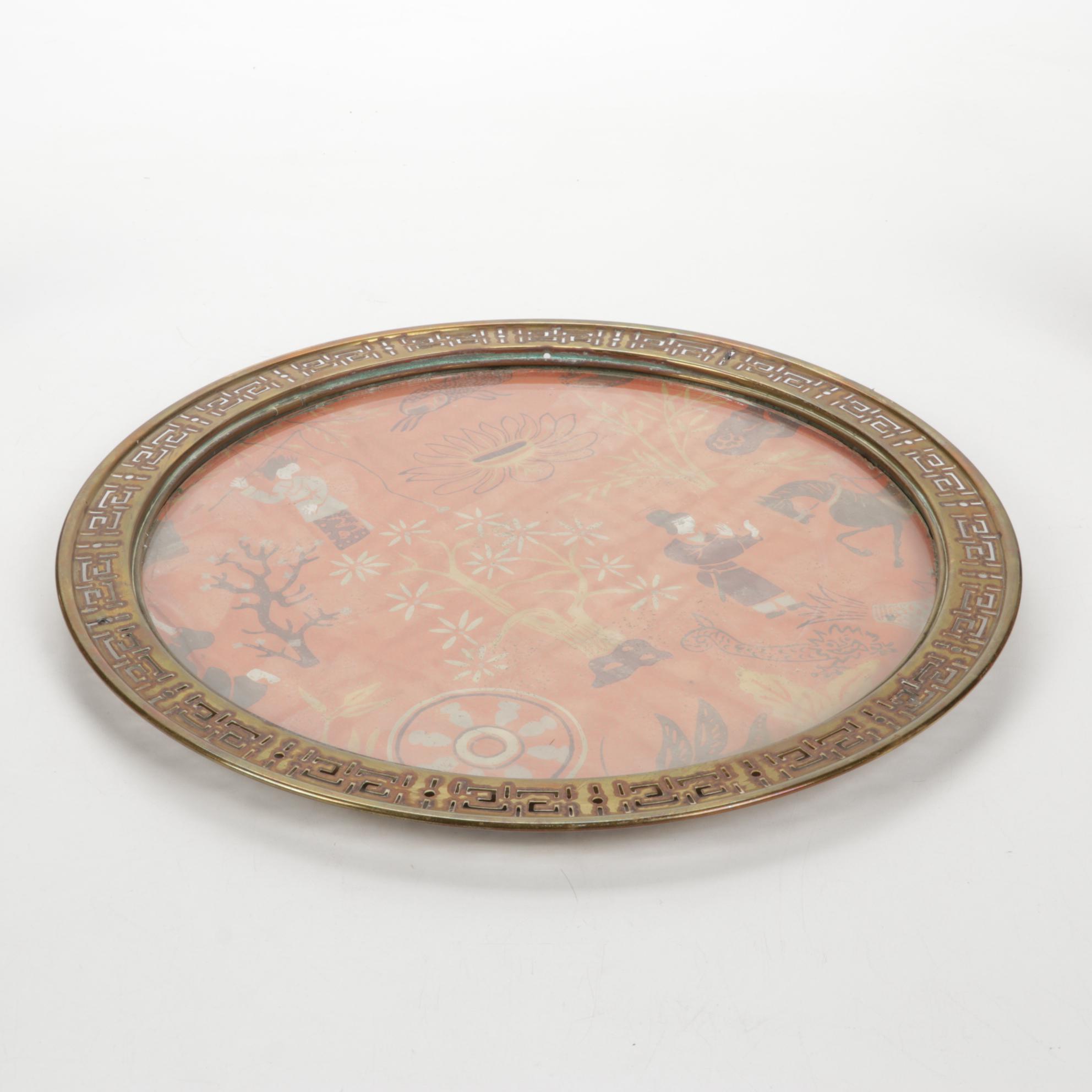 Japanese Kutani Porcelain Plates with Other Tripod Censer and Tray