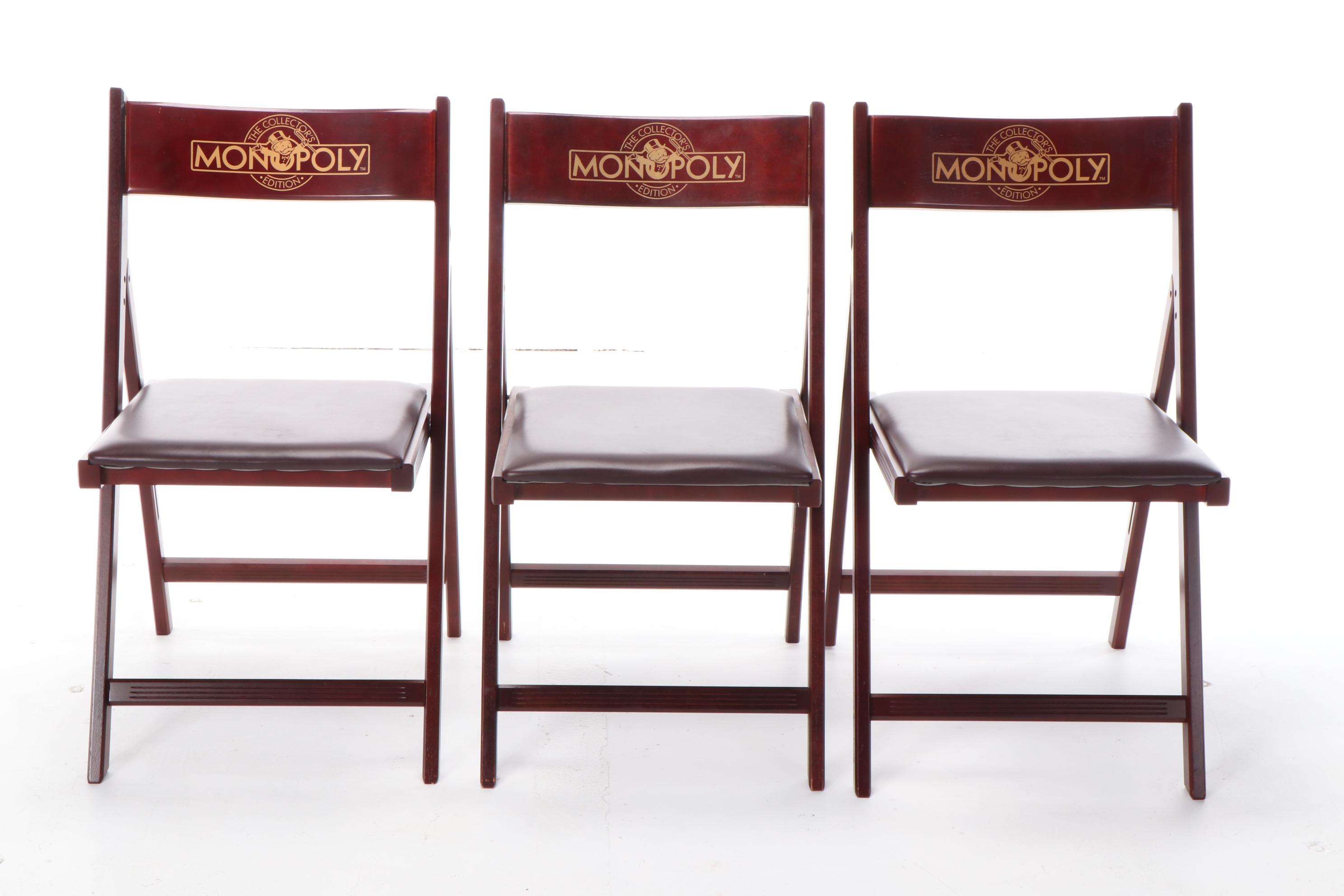 Franklin Mint Monopoly, The Collector's Edition, with Table, Chairs, COA, 1991