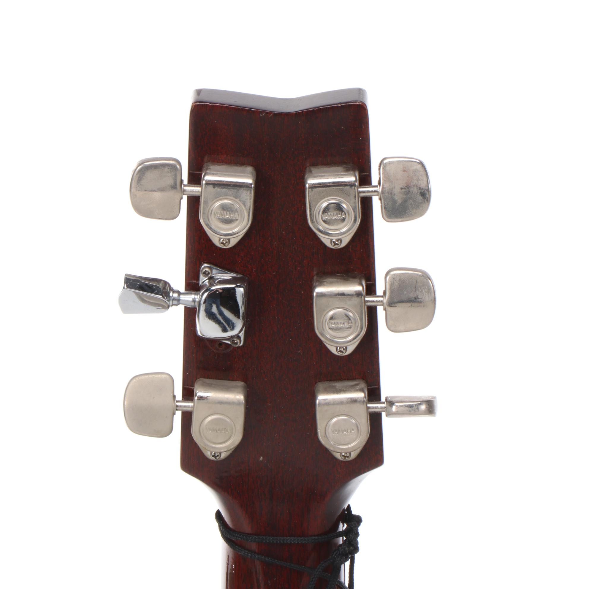 Yamaha FG-170 Acoustic Folk Guitar with Strap, Case, c. 1973