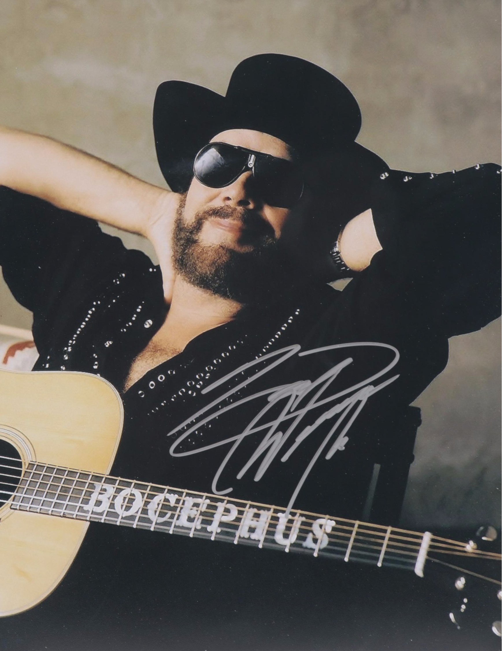 Hank Williams Jr. Signed Country Music Hall of Fame Singer Photo Print, COA