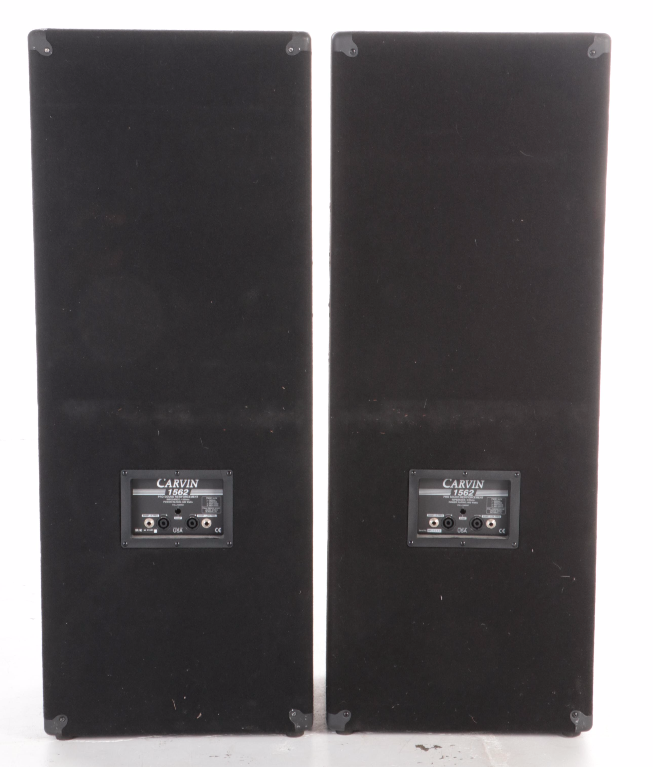 Carvin 1562 P.A. Speakers, Kustom KSC10M Floor Monitors