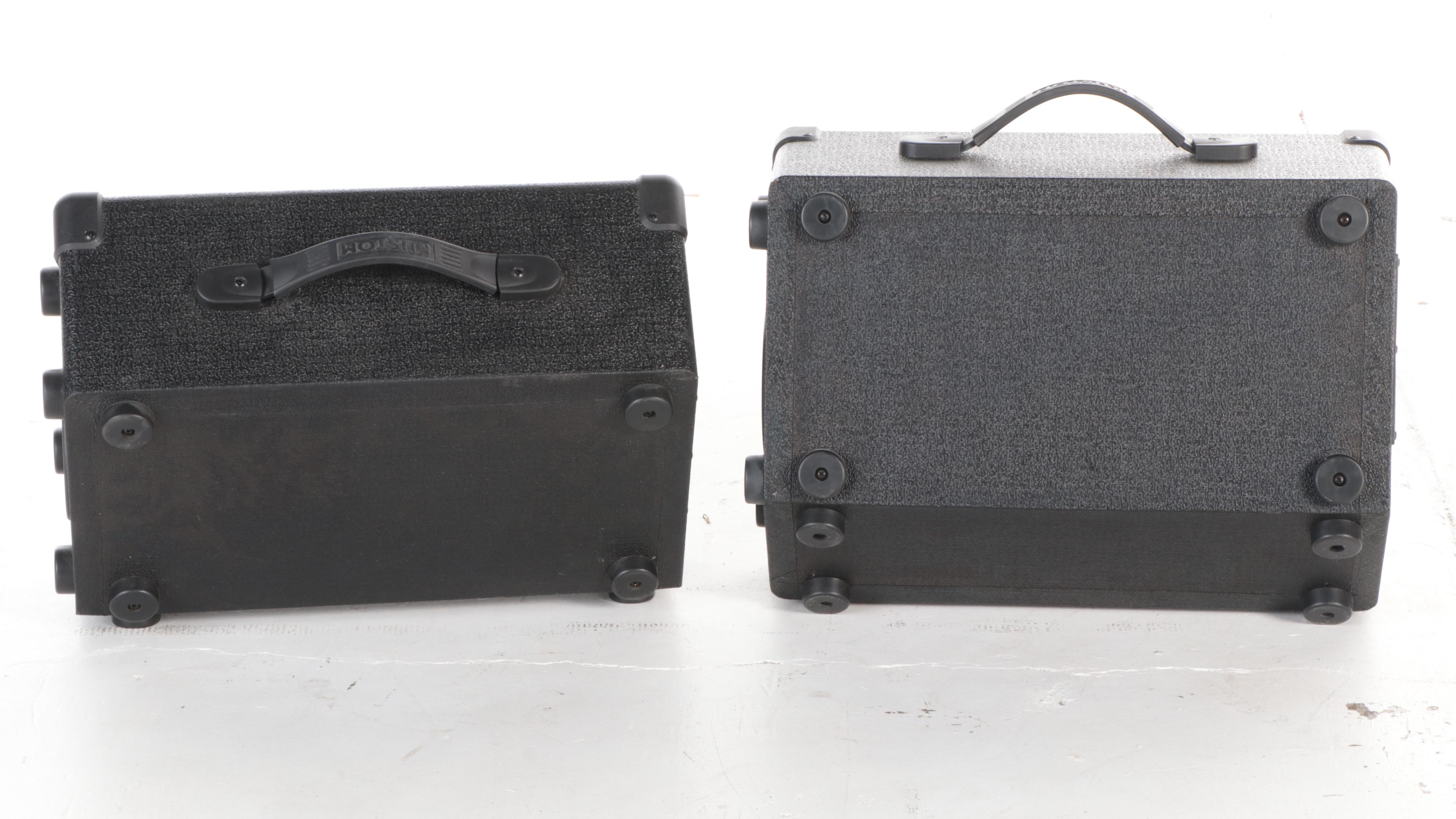 Carvin 1562 P.A. Speakers, Kustom KSC10M Floor Monitors