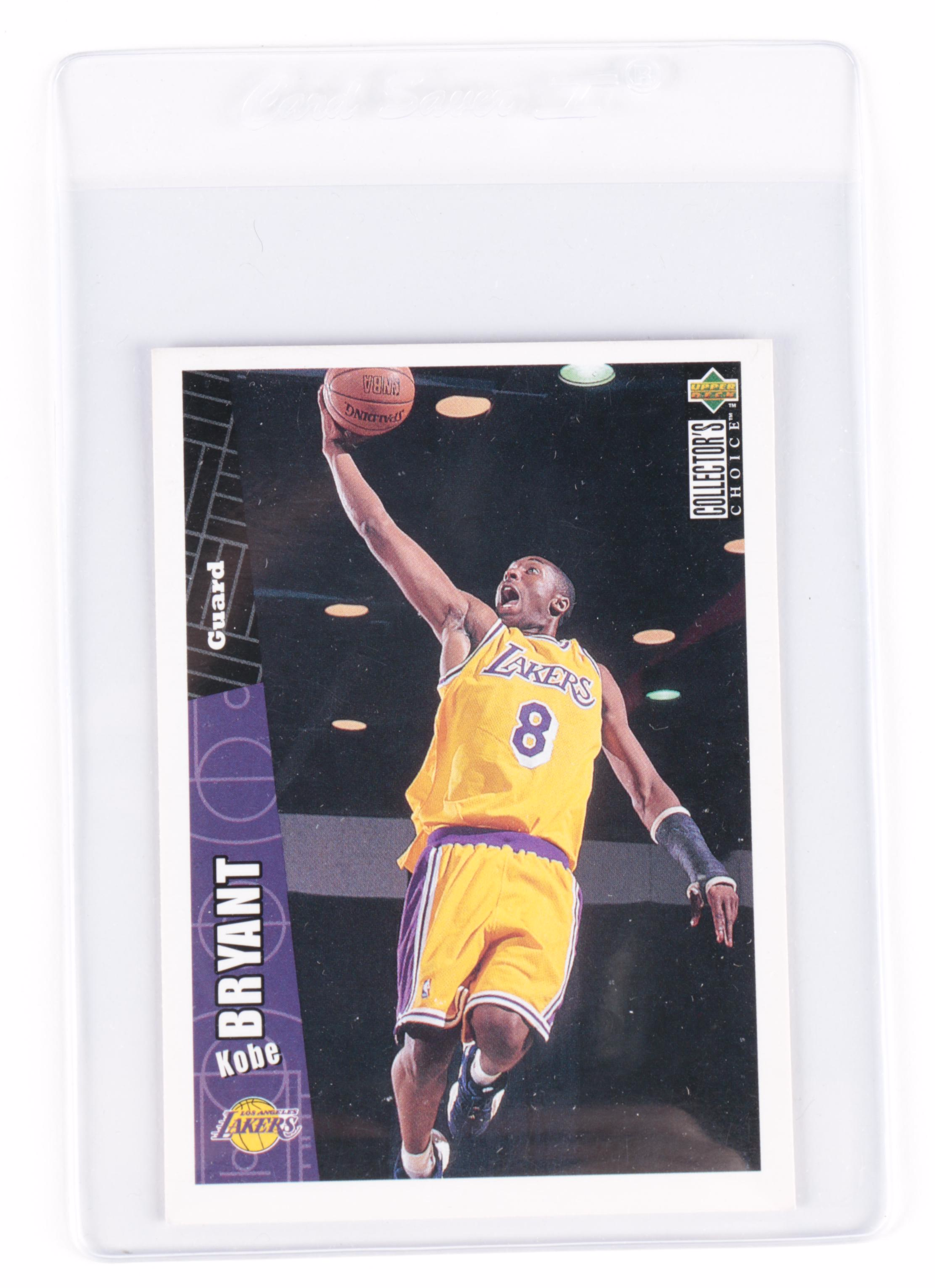 Kobe Bryant Rookie Basketball Cards Including 1996 Upper Deck Collector's Choice