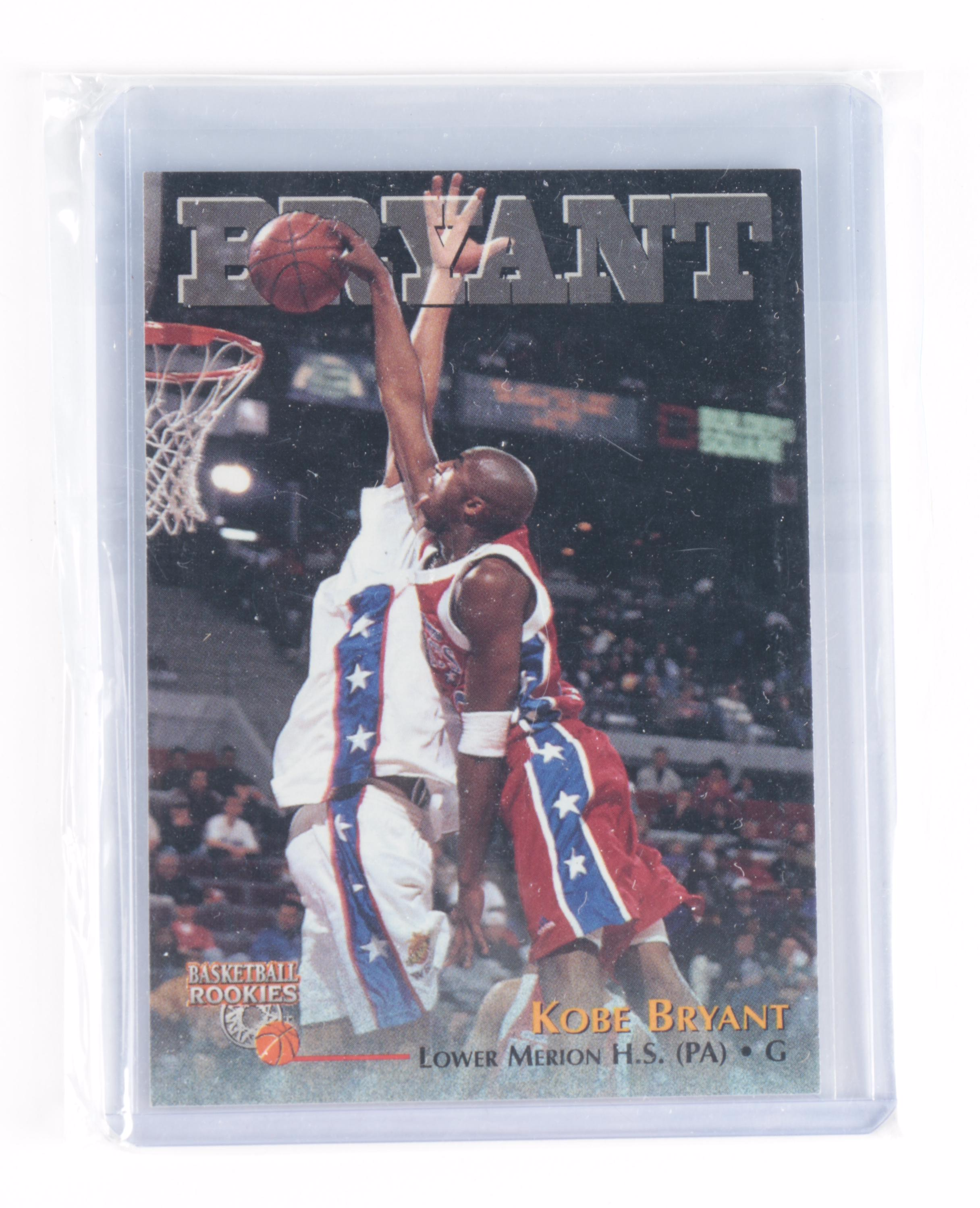 Kobe Bryant Rookie Basketball Cards Including 1996 Upper Deck Collector's Choice