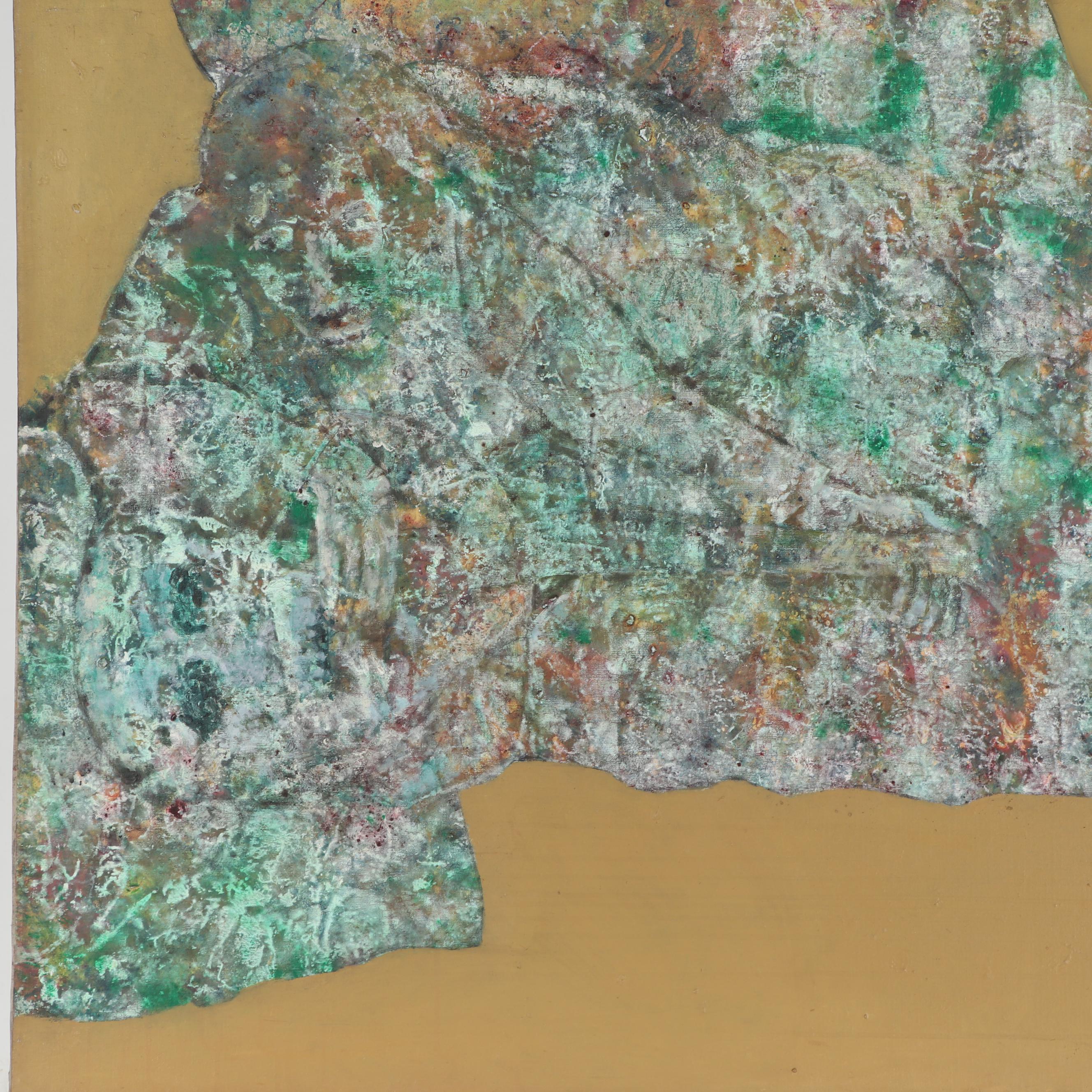 Don Stacy Abstract Oil Painting, Circa 1970