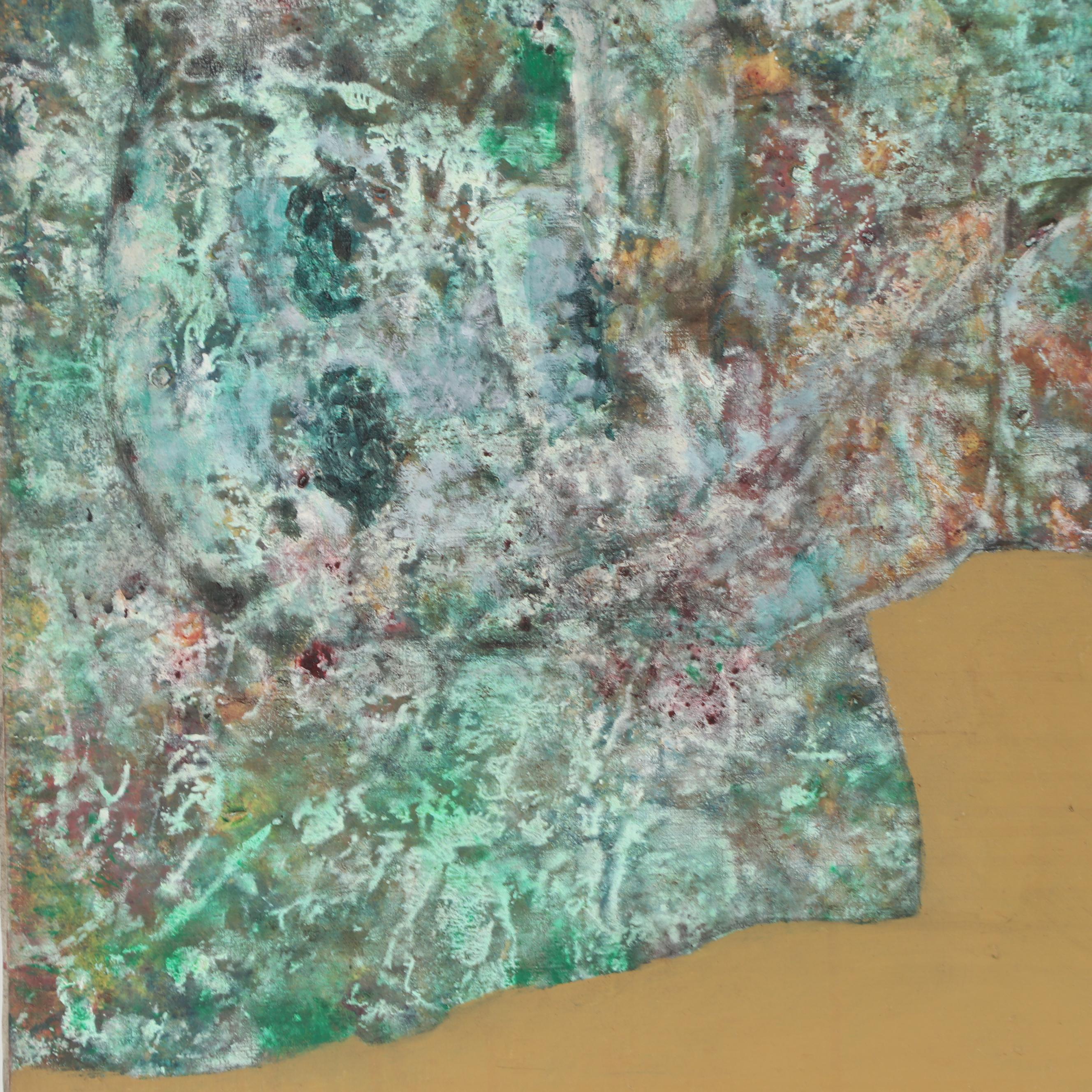 Don Stacy Abstract Oil Painting, Circa 1970