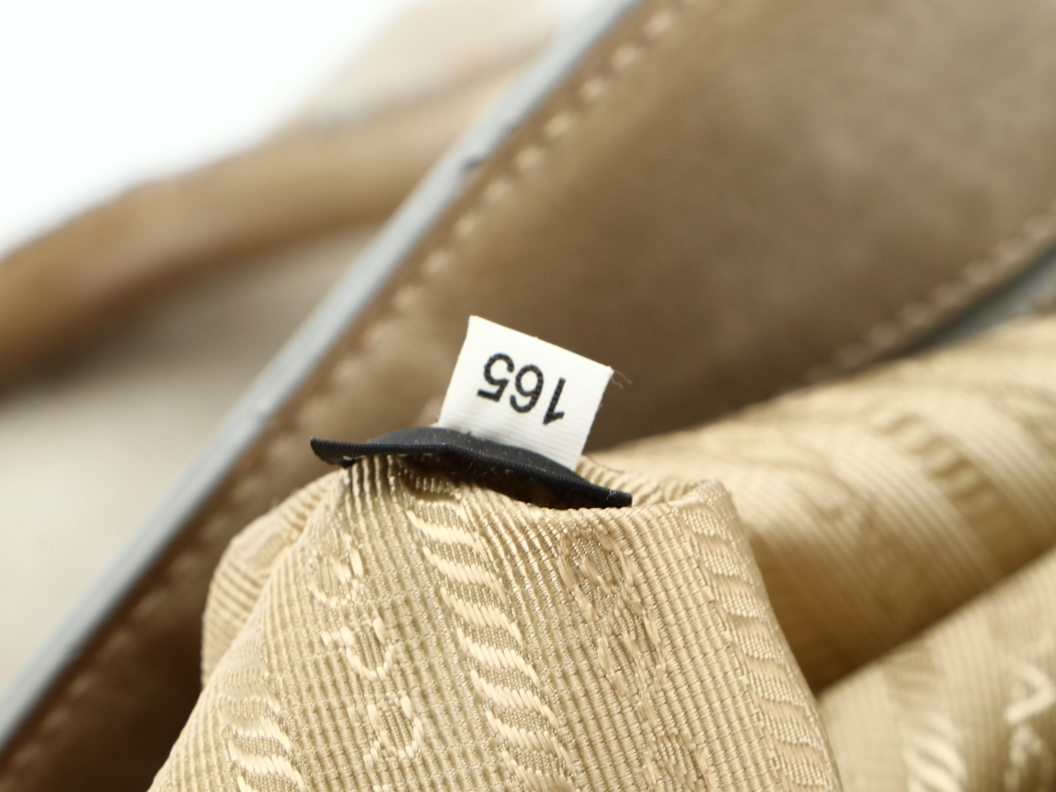 Prada Tote Bag in Pale Green Glacé Calfskin with Detachable Shoulder Strap