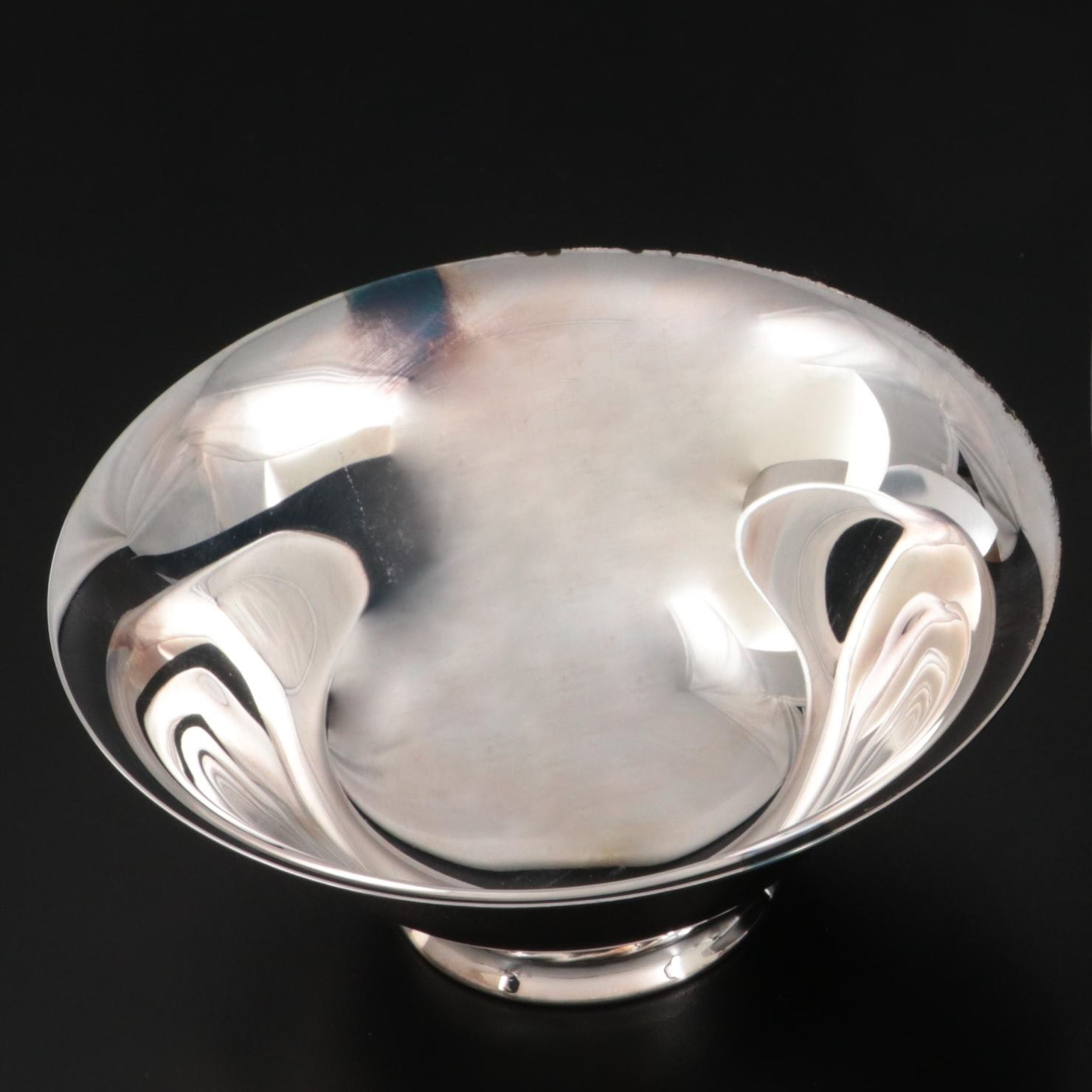 Reed & Barton Silver Plate Footed Meat Platter with Dinnerware Accessories