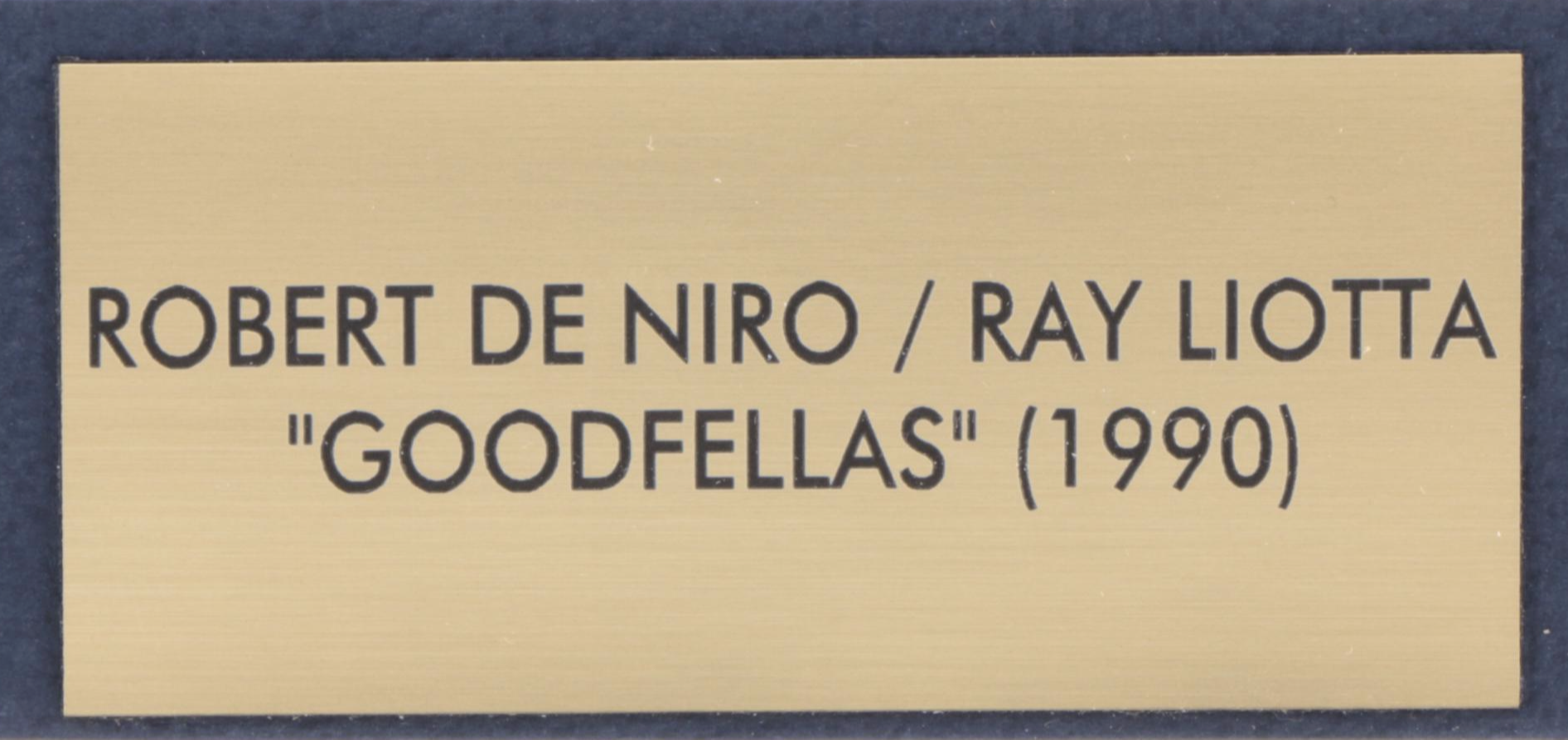 Robert De Niro and Ray Liotta Signed "Goodfellas" (1990) Movie Photo Print, COA