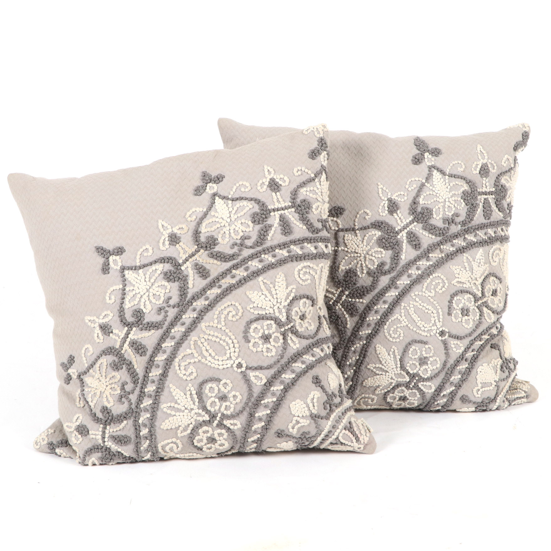 Arhaus Handmade Decorative Pillows and Modern Ceramic Table Lamps