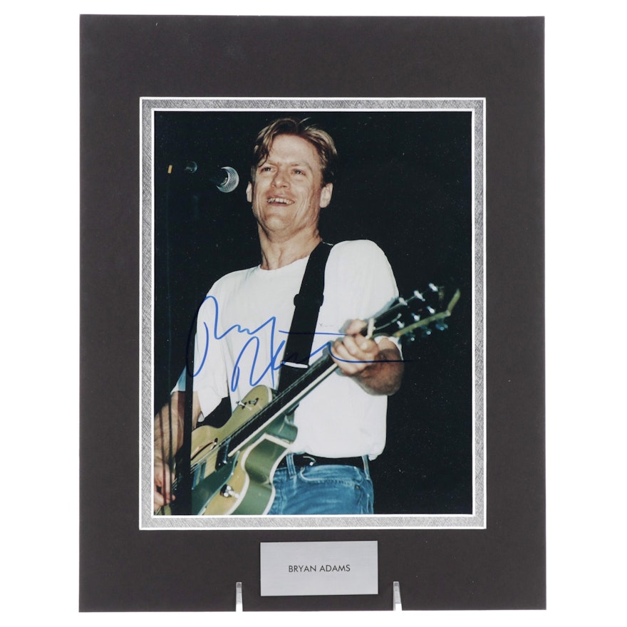 Bryan Adams Signed Guitarist, Singer, and Music Composer Photo Print, COA