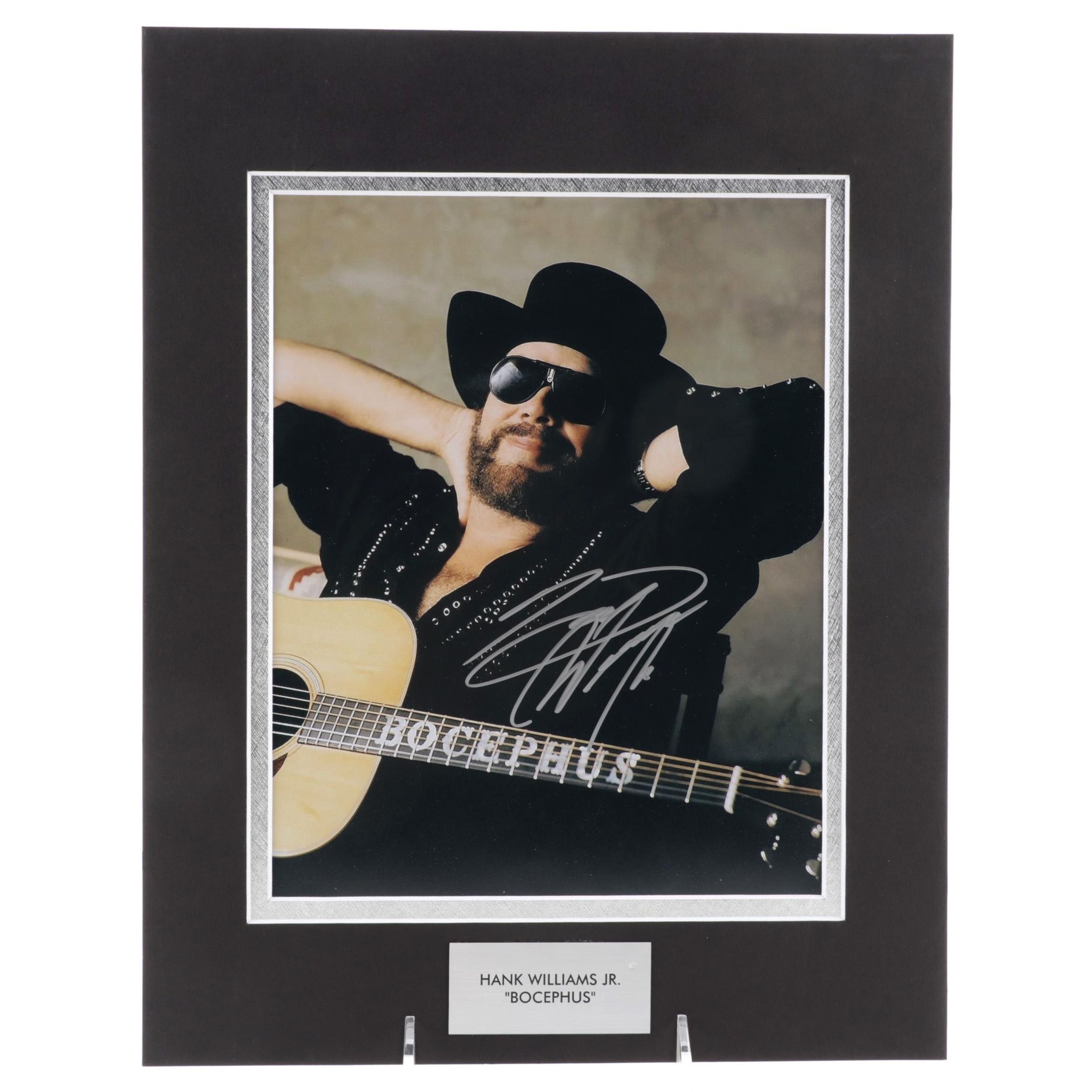 Hank Williams Jr. Signed Country Music Hall of Fame Singer Photo Print, COA