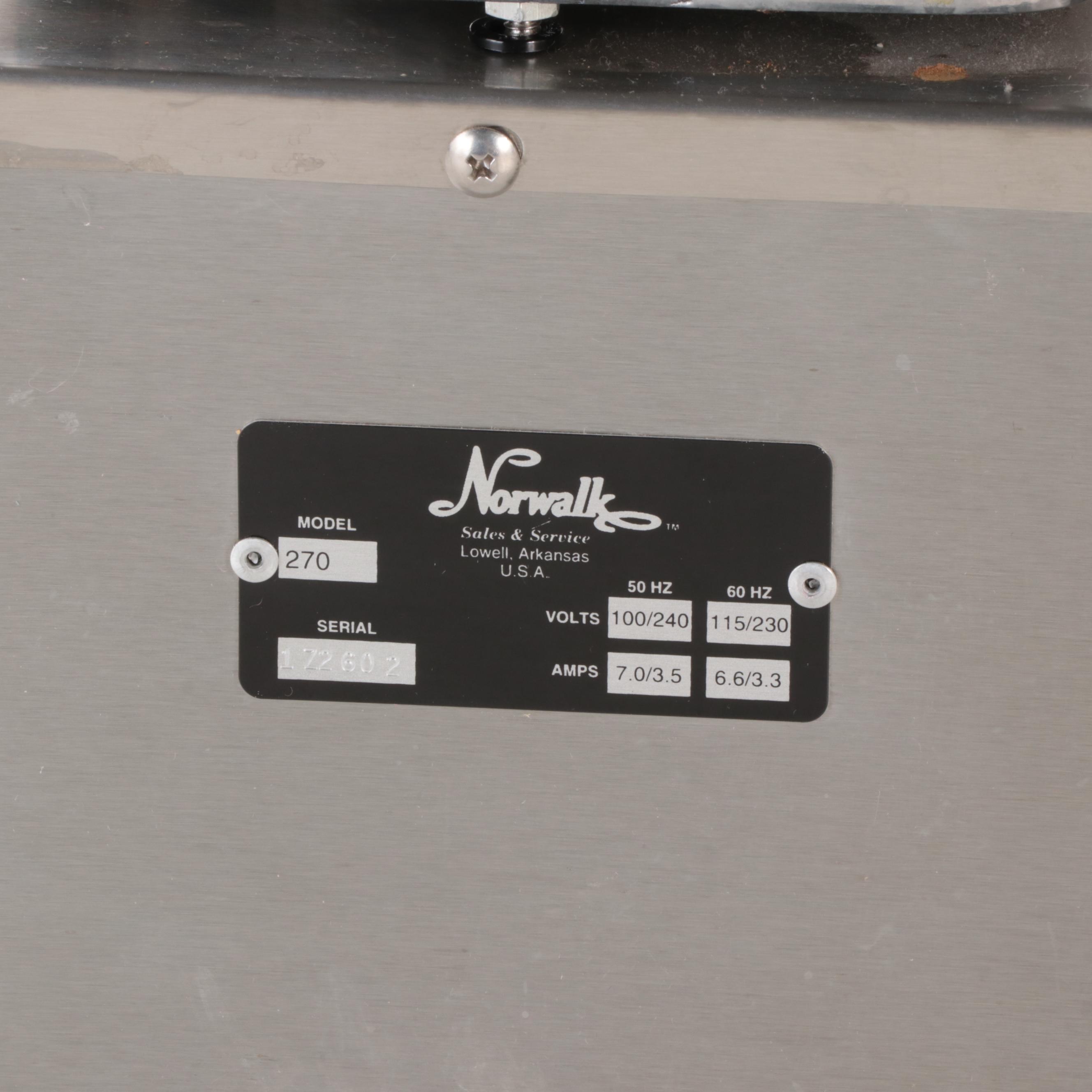 Norwalk Food Factory and Hydraulic Press Juicer Model 270