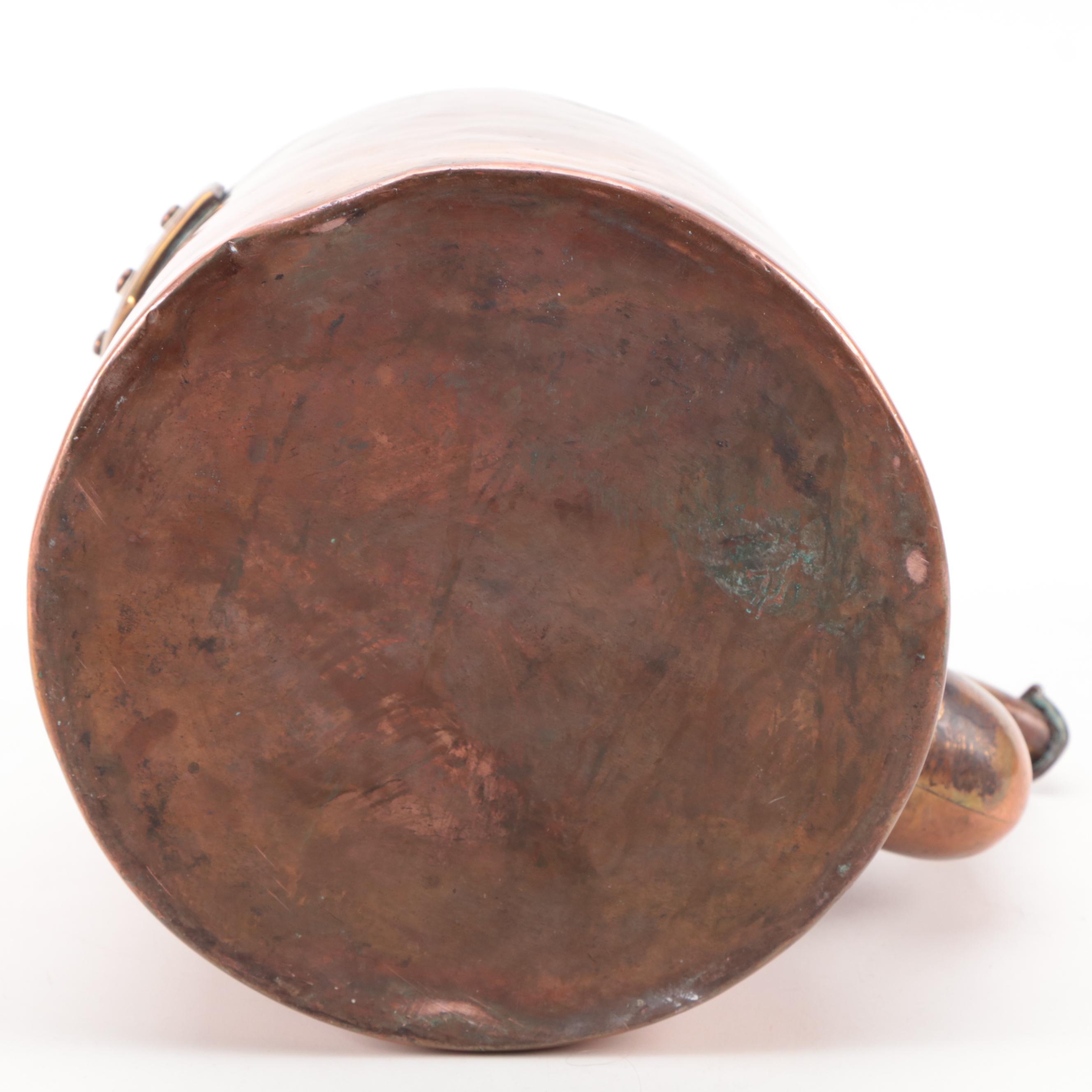 Hand-Forged Copper Kettles, Late 19th/Early 20th Century