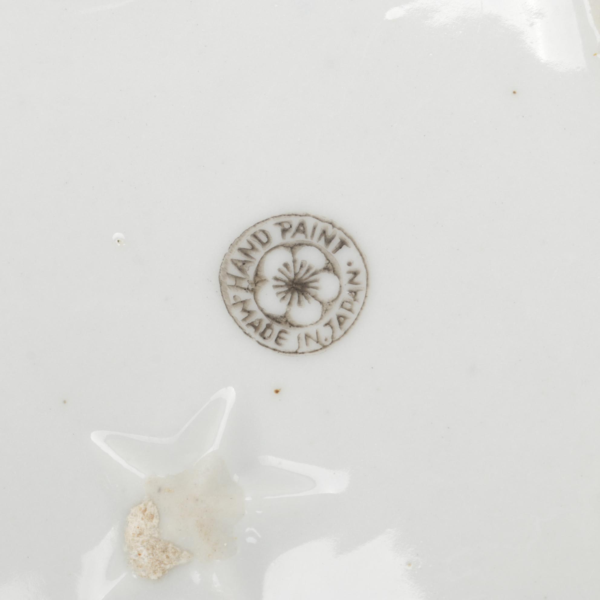 Noritake Lustreware Snack Set Including Other Japanese Porcelain Serveware