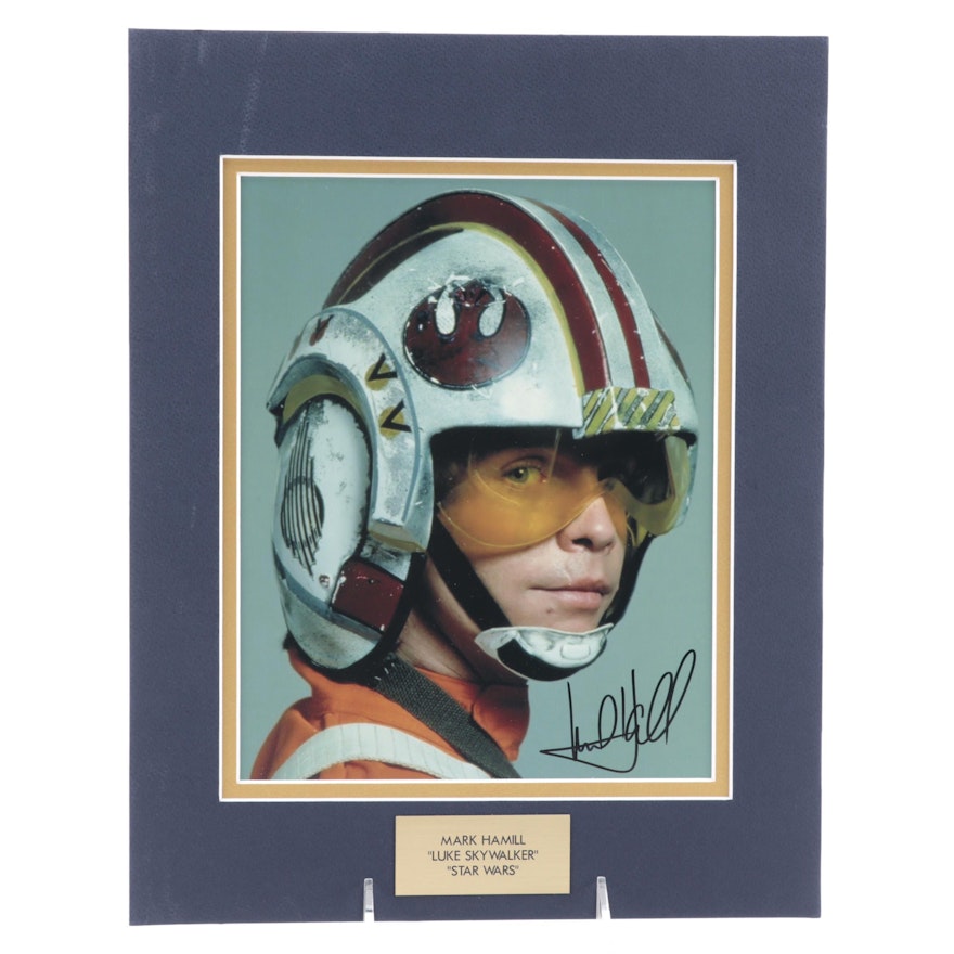 Mark Hamill "Luke Skywalker" Signed "Star Wars" Movie Photo Print, COA