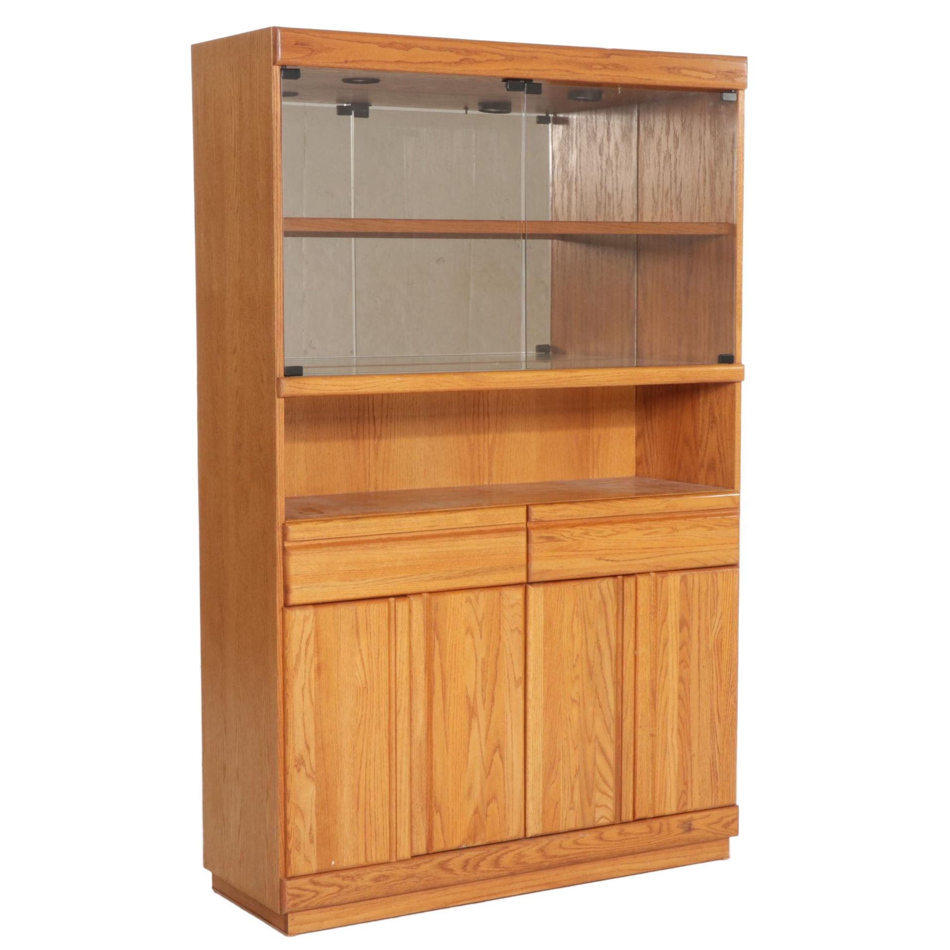 Wambold Oak Display Cabinet