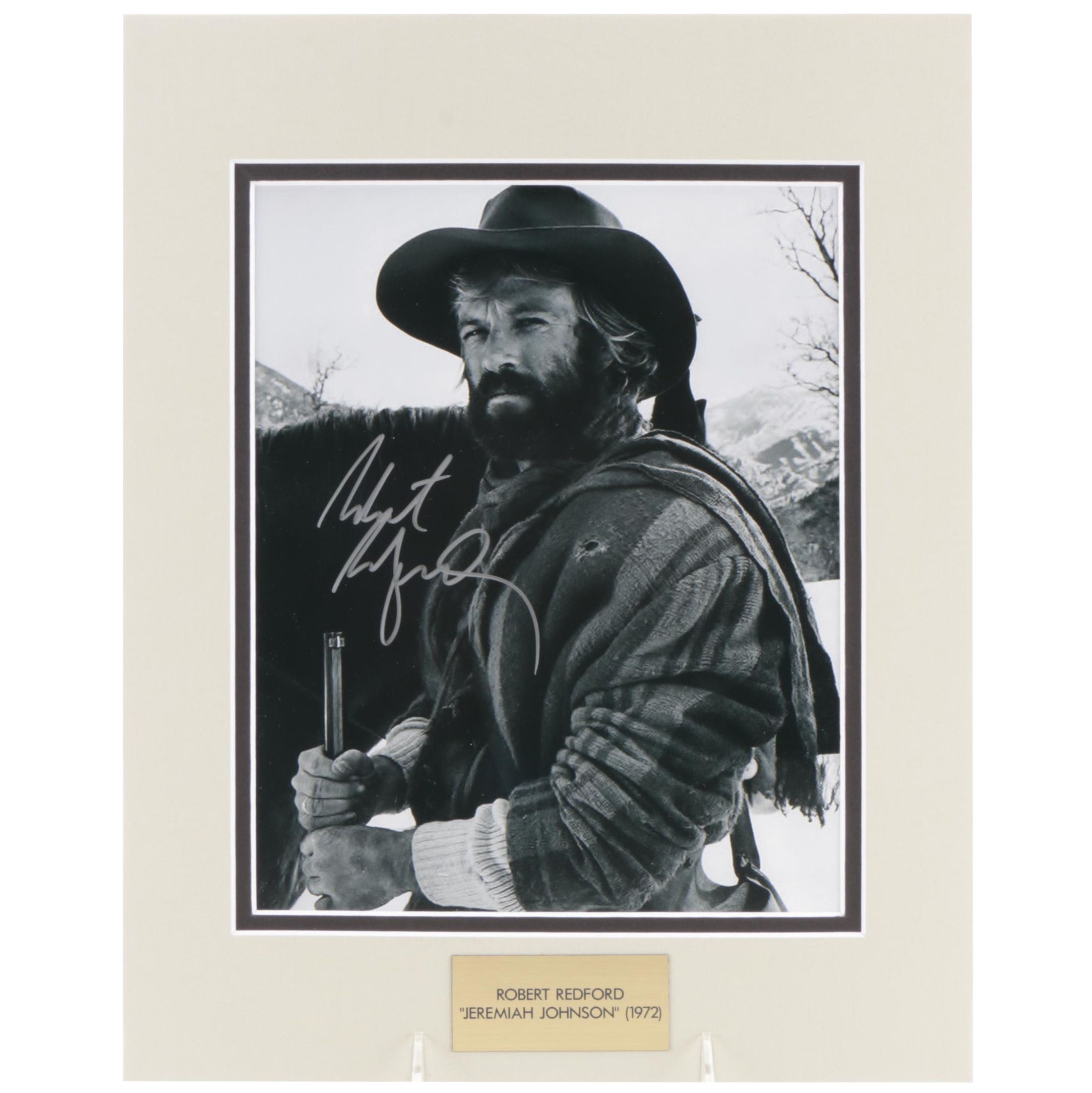 Robert Redford Signed "Jeremiah Johnson" (1972) Movie Photo Print, COA