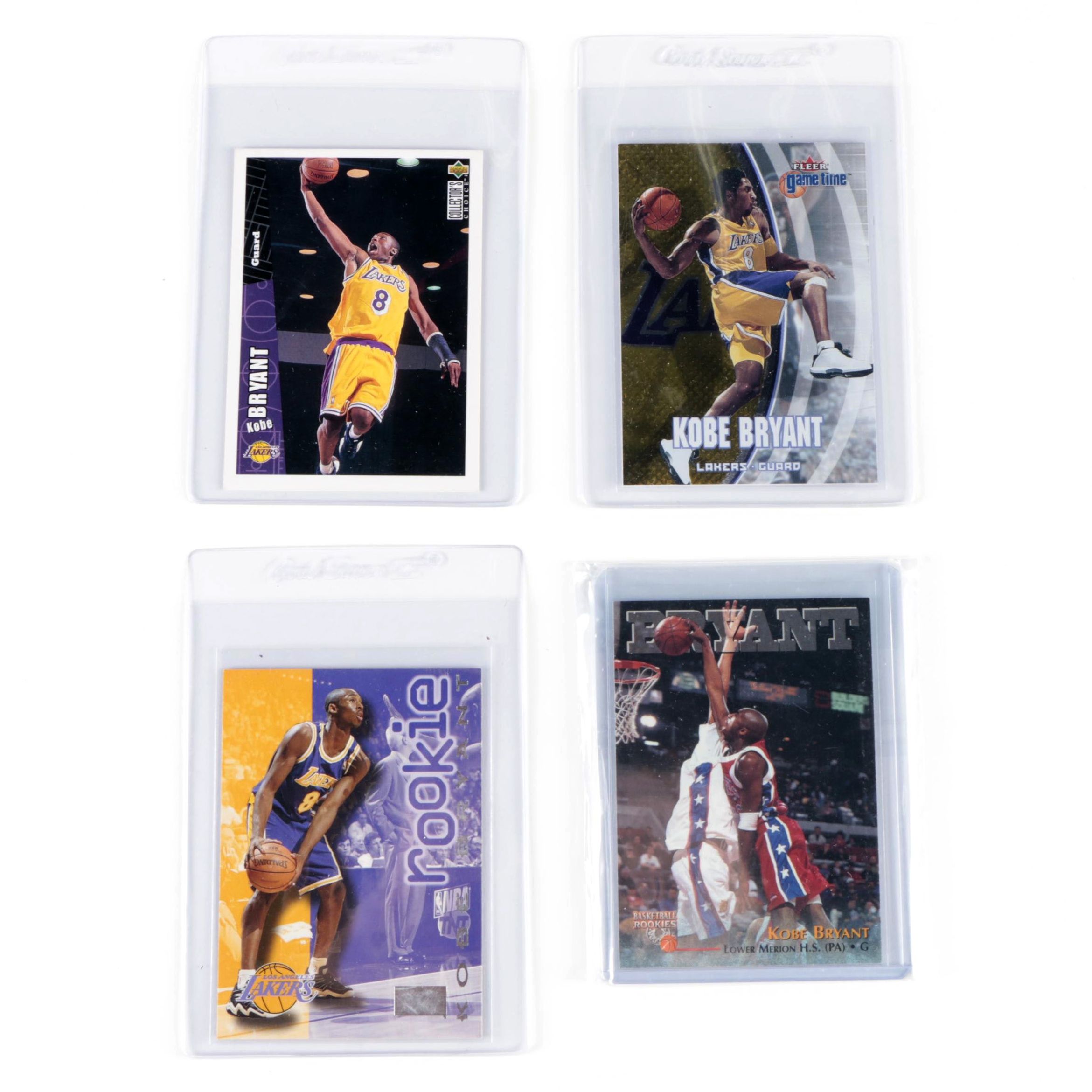 Kobe Bryant Rookie Basketball Cards Including 1996 Upper Deck Collector's Choice