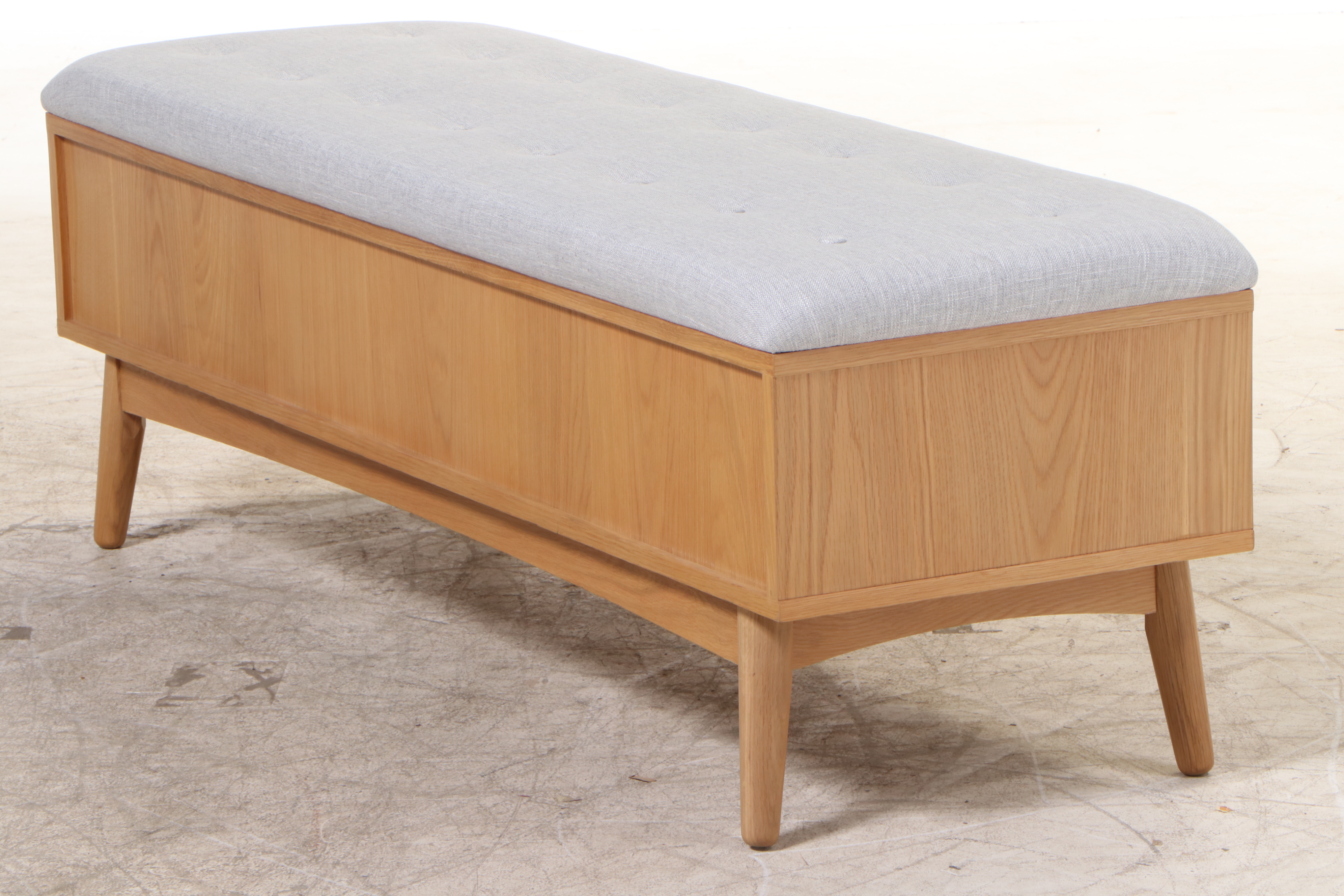Article. "Culla" Oak Bench with Drawer