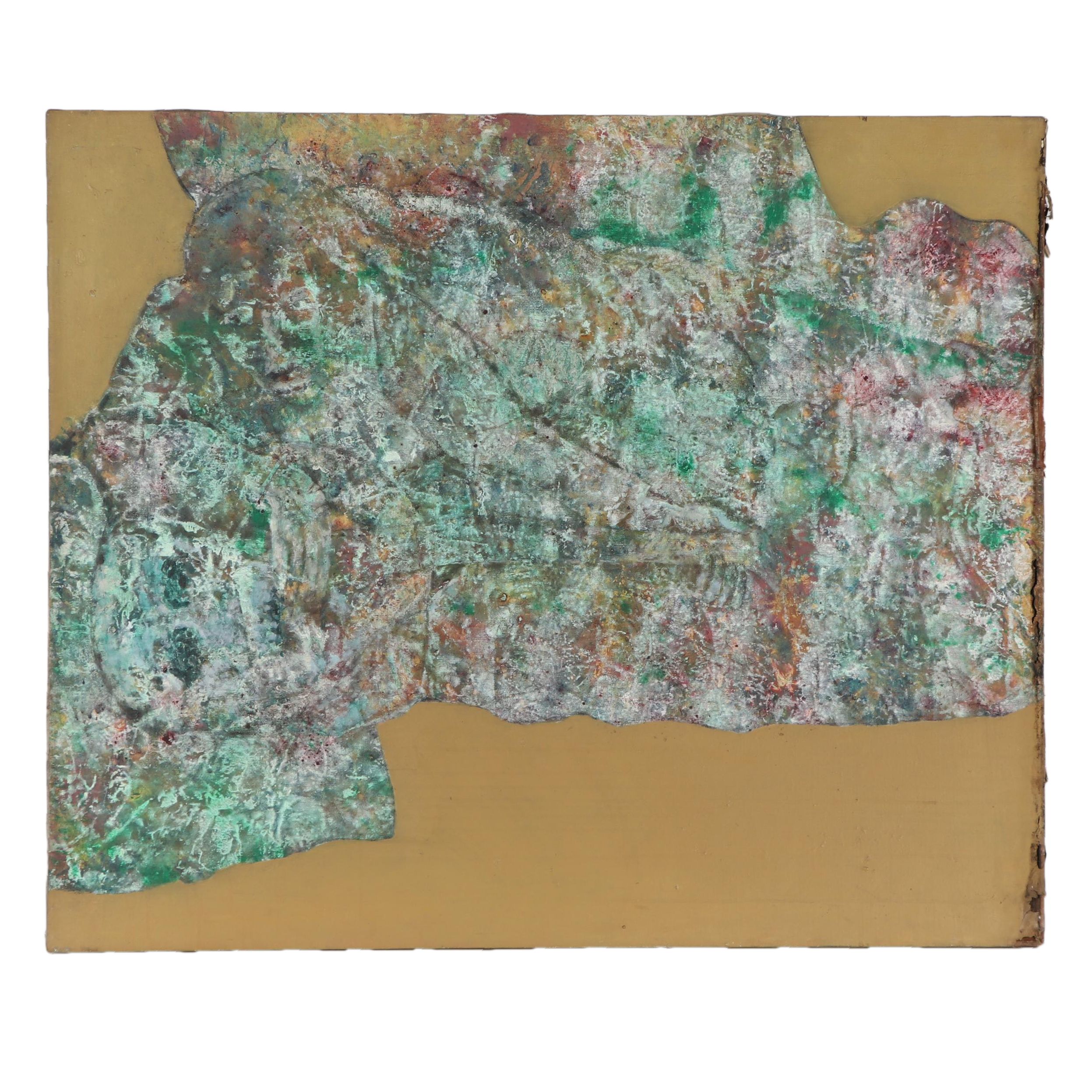 Don Stacy Abstract Oil Painting, Circa 1970