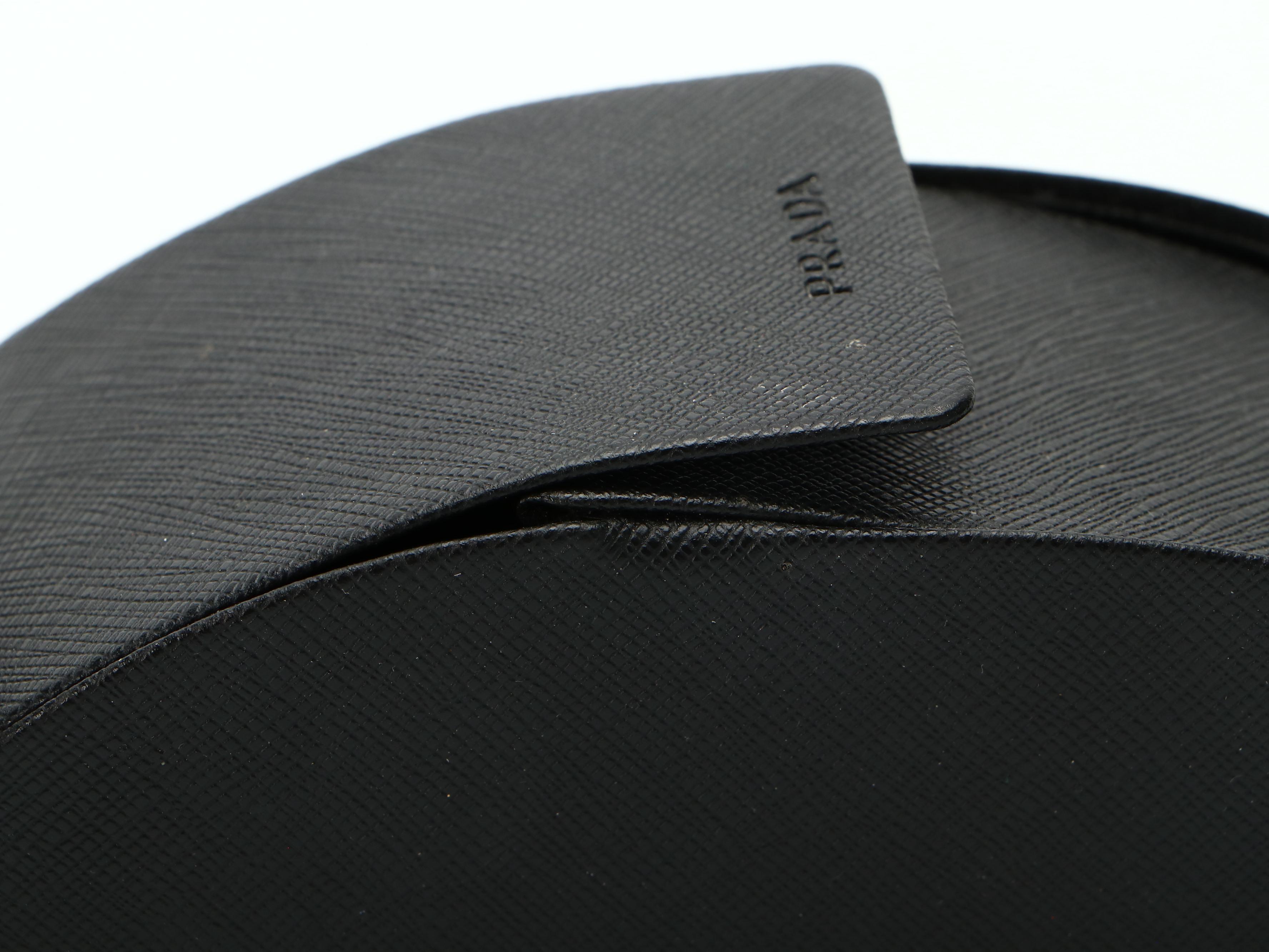 Prada Eyeglasses VPR54S Black Frame Temple Logo with Case