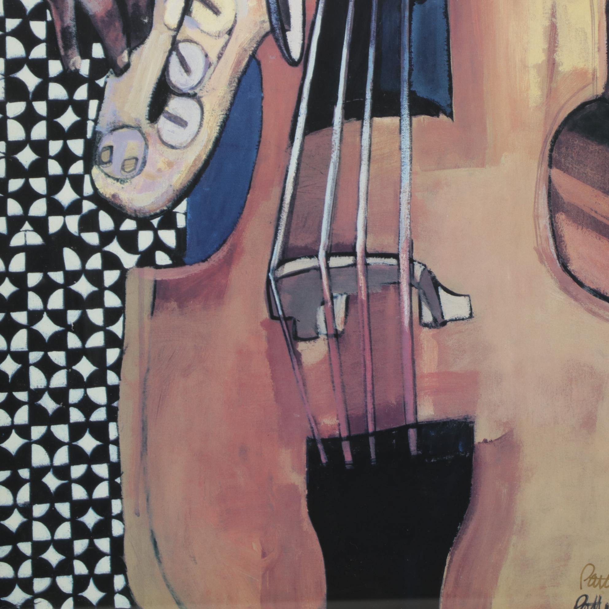 Patterson and Barnes Jazz Band Offset Lithograph, Late 20th to 21st Century