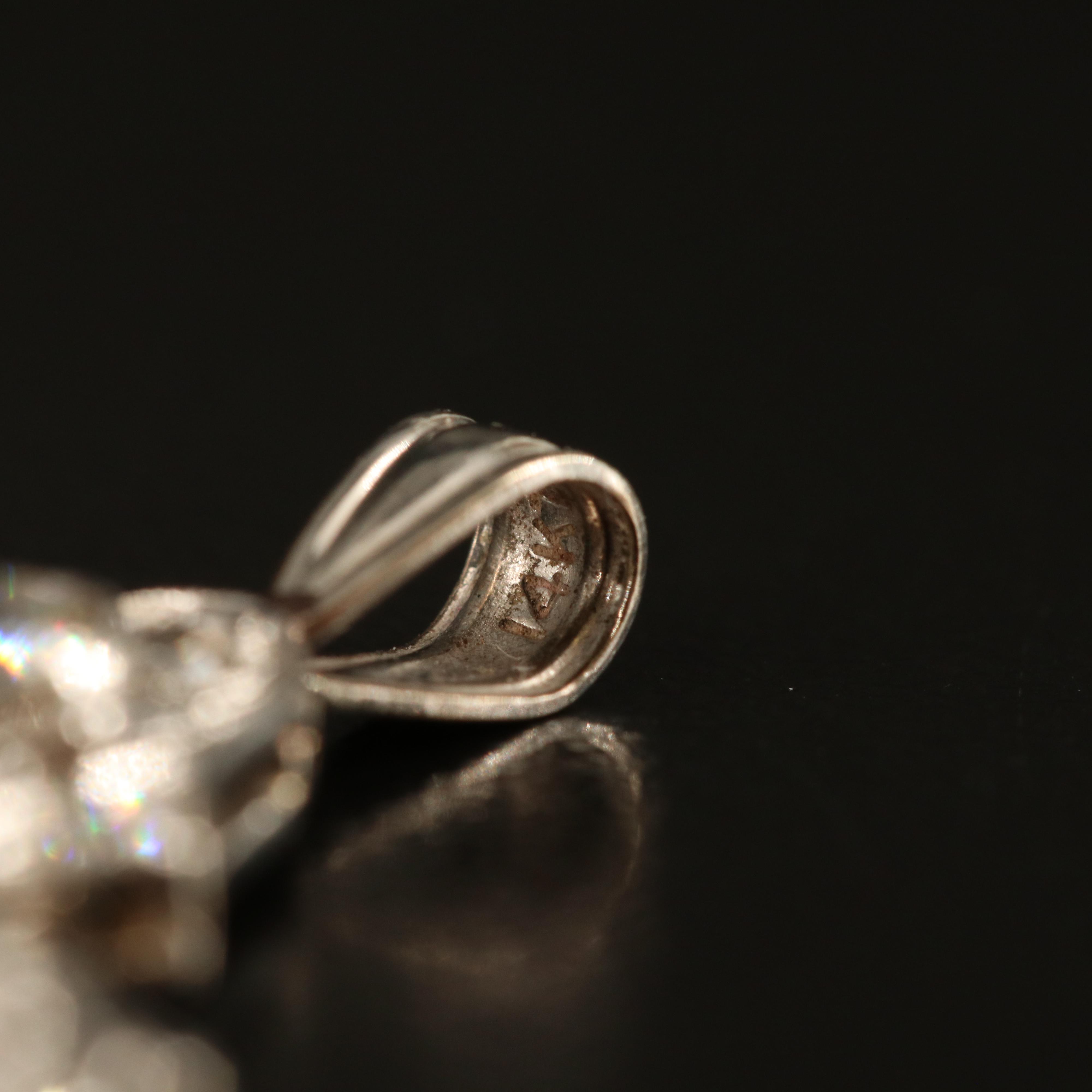 Edwardian Platinum 2.68 CTW Diamond Pendant