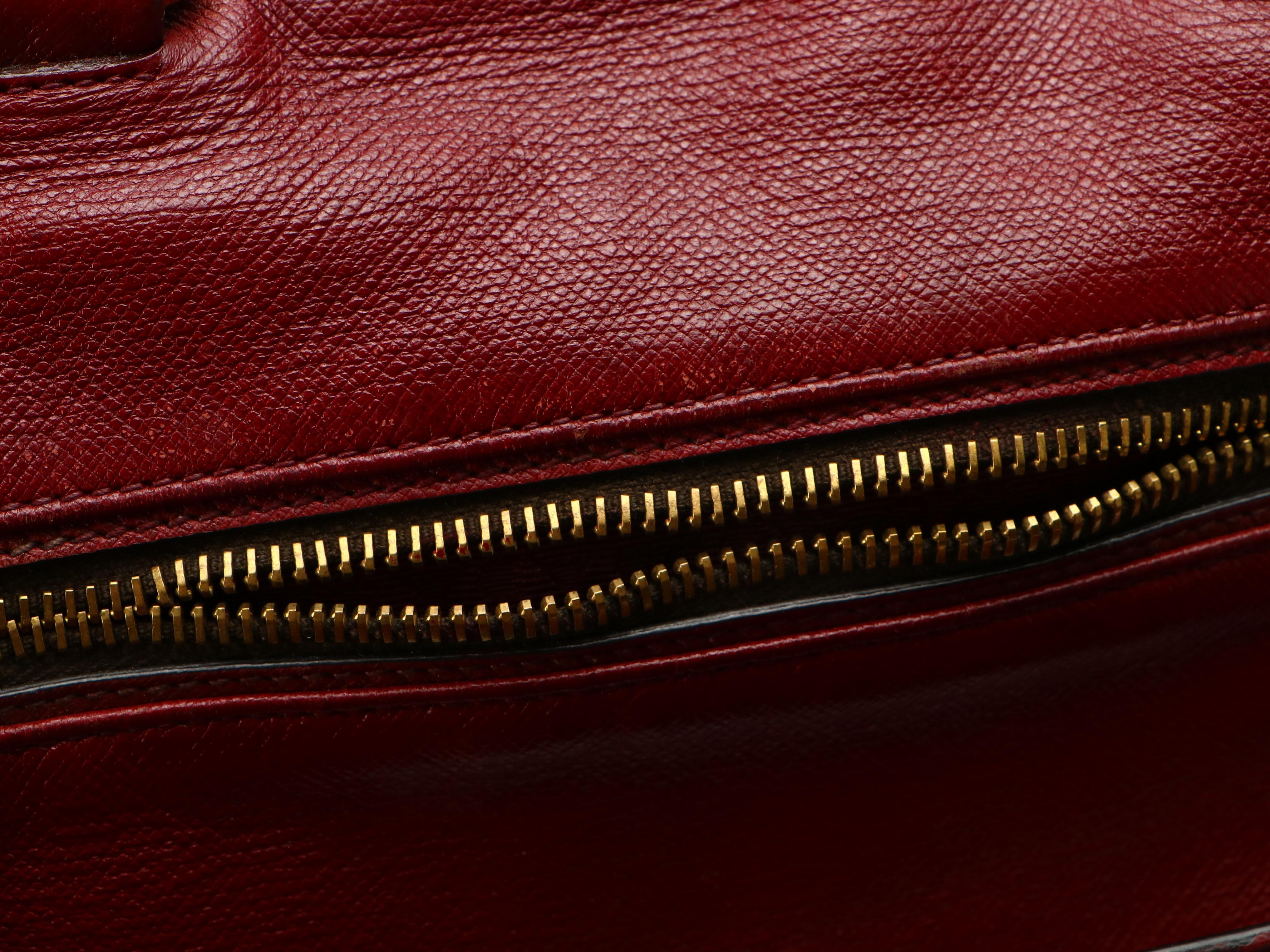 Prada Two-Way Bag in Red Saffiano Leather and Red Tessuto Nylon