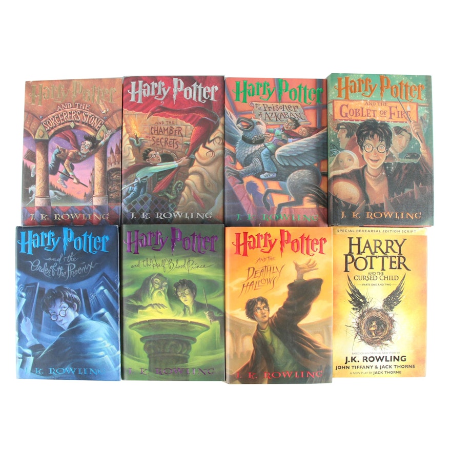 First American Edition "Harry Potter" Complete Series with "The Curse Child"