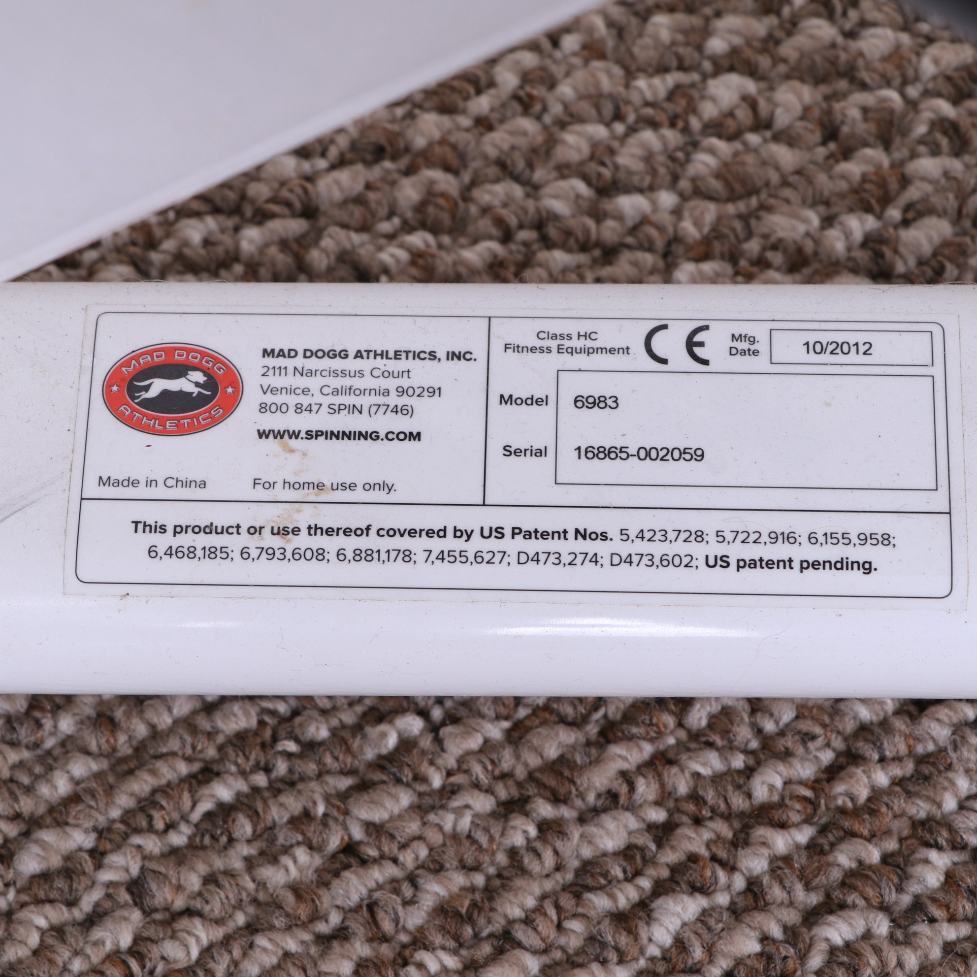 Mad Dogg Athletics Ascent Spinning Stationary Bike