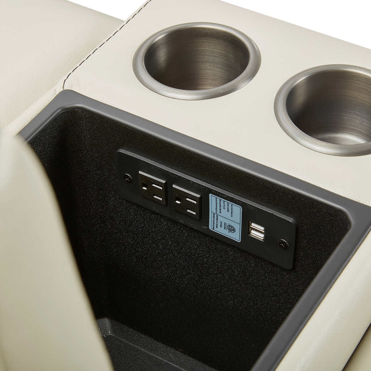 "Gearhart" Six-Piece Leather Power Reclining Sectional with Power Headrests