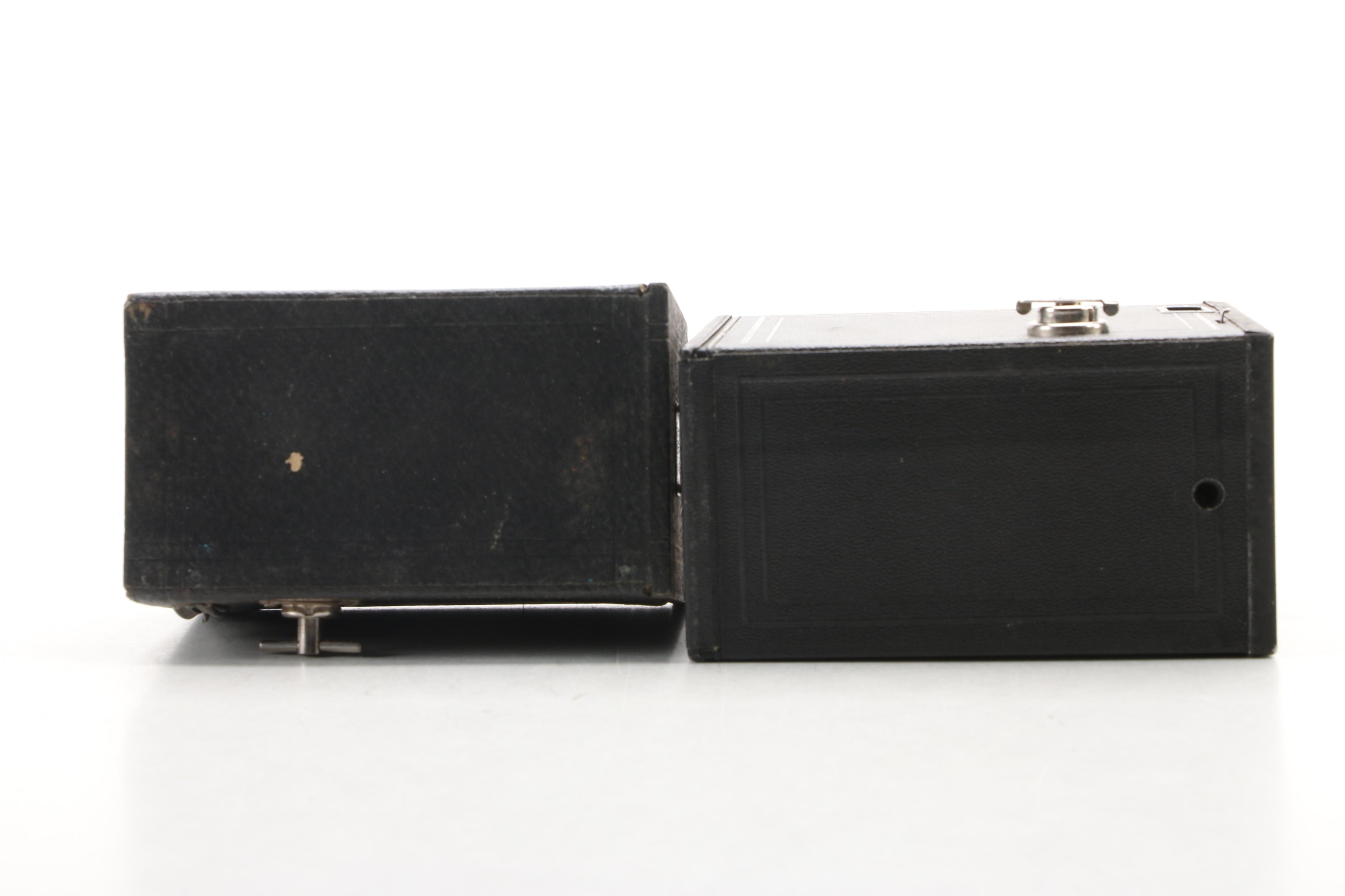 Eastman Kodak Brownie No. 2 and No. 2A Box Cameras, Early 20th Century
