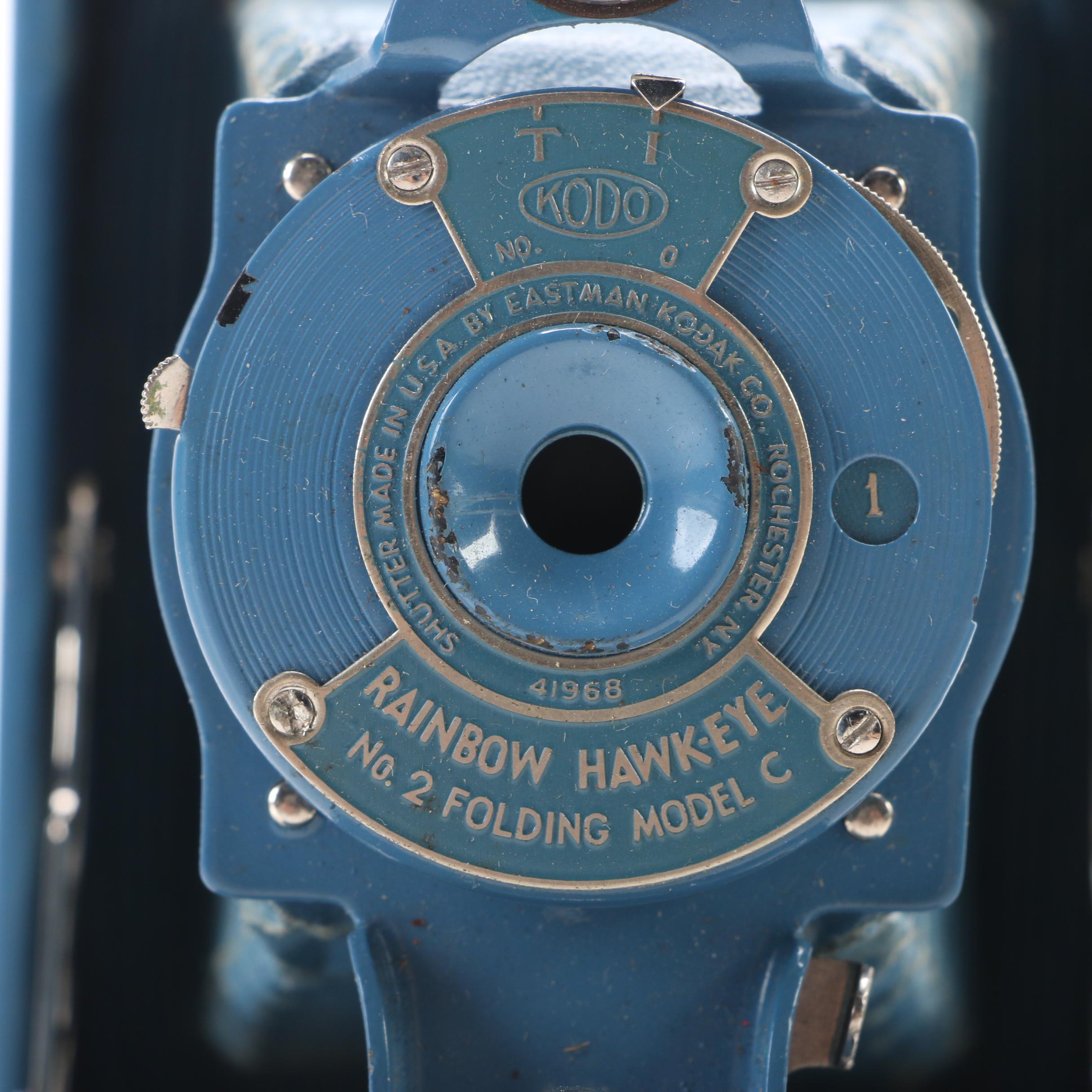 Eastman Kodak Rainbow Hawk-Eye Model C Folding Cameras, 1930-1934