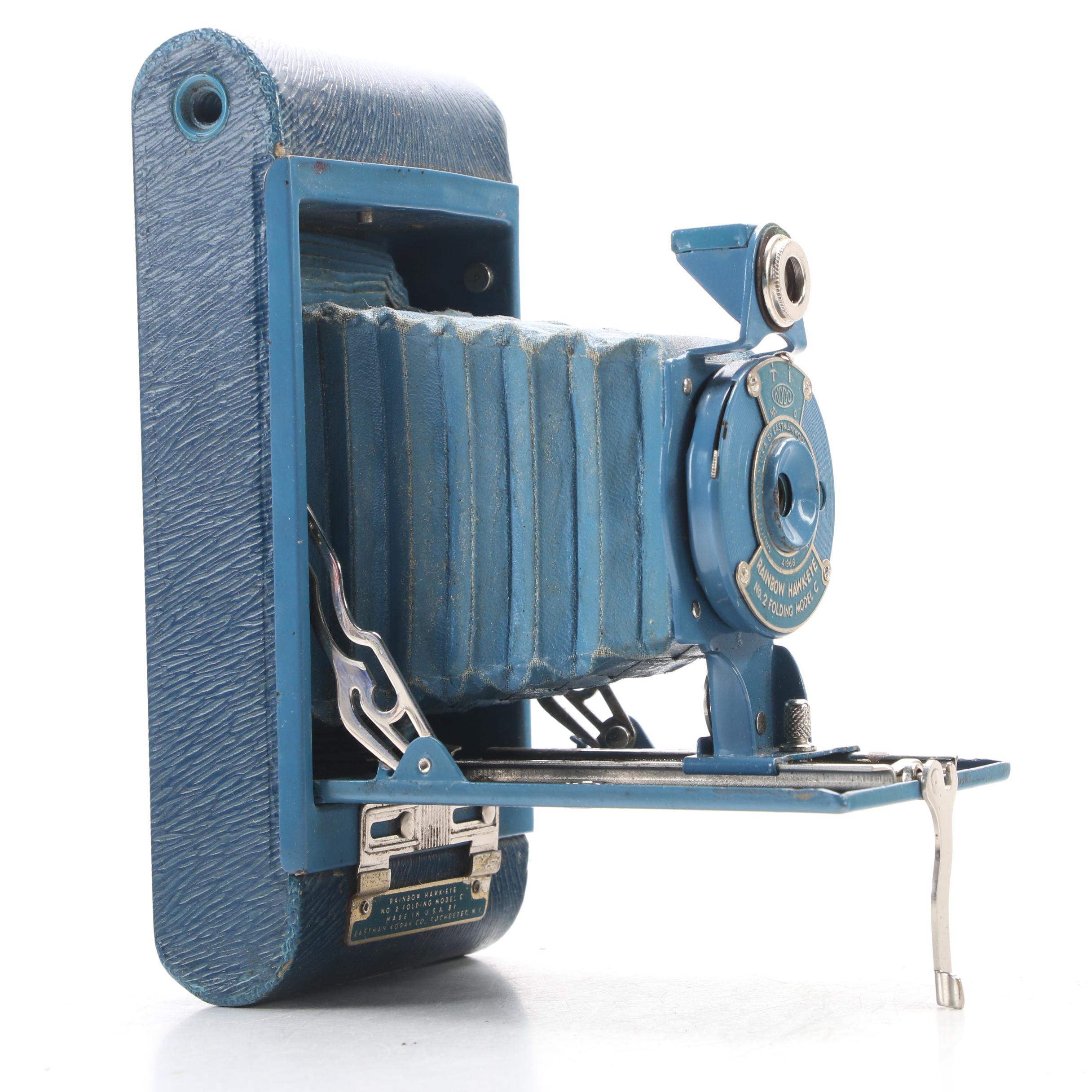 Eastman Kodak Rainbow Hawk-Eye Model C Folding Cameras, 1930-1934