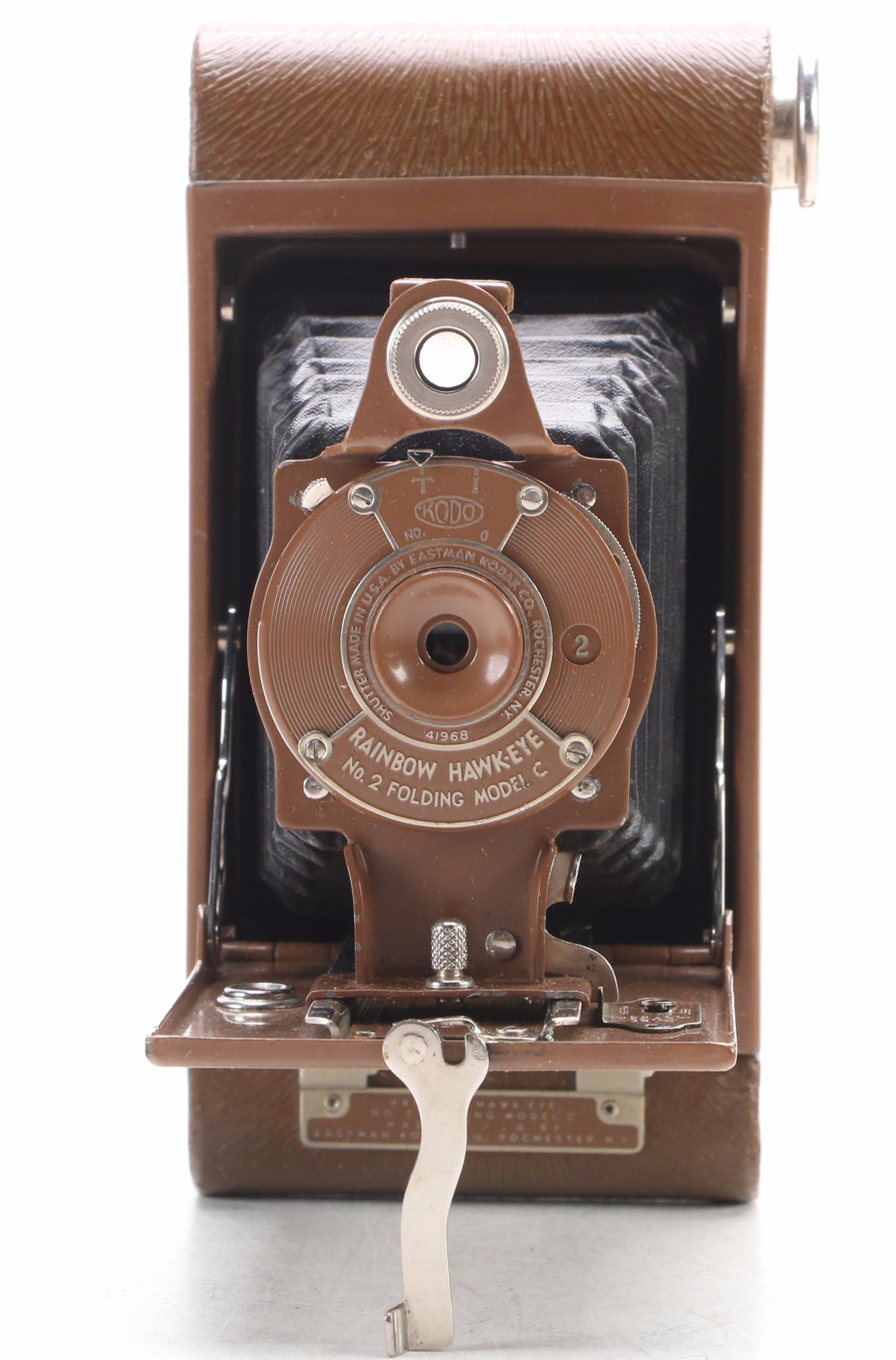 Eastman Kodak Rainbow Hawk-Eye Model C Folding Cameras, 1930-1934