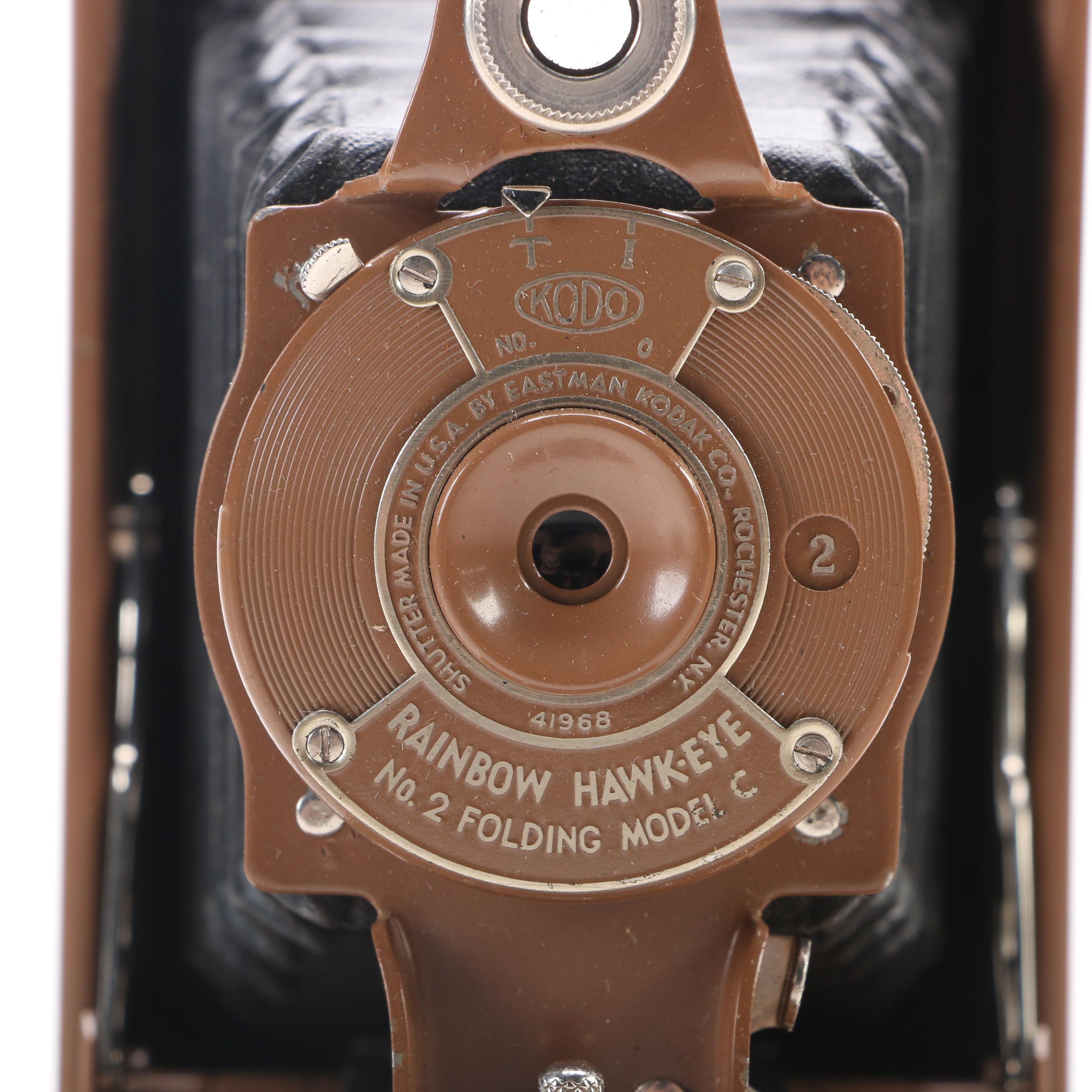 Eastman Kodak Rainbow Hawk-Eye Model C Folding Cameras, 1930-1934