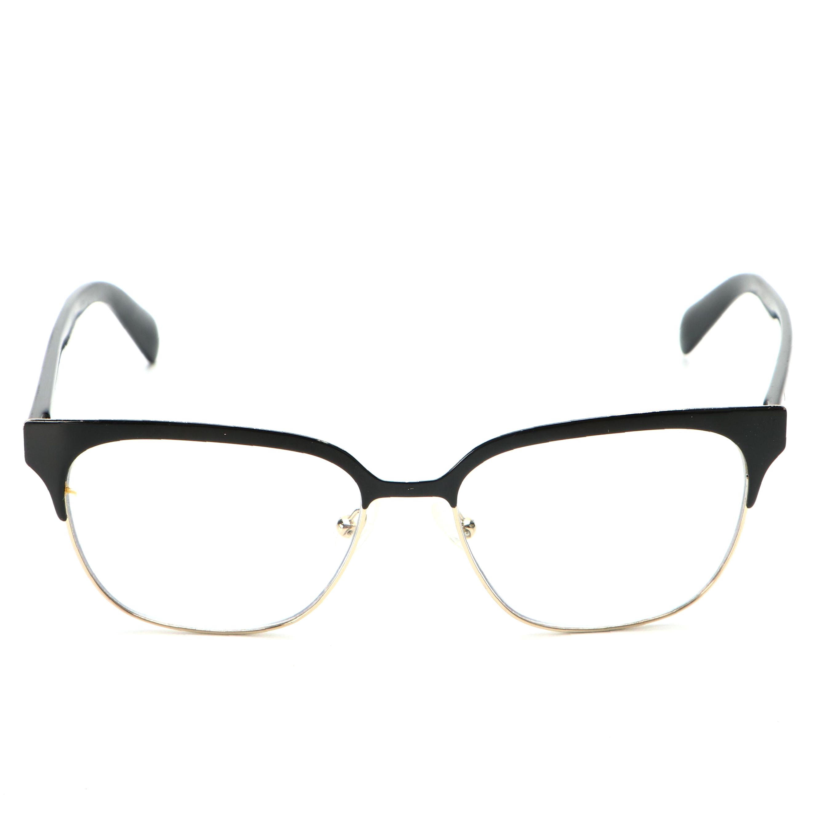 Prada Eyeglasses VPR54S Black Frame Temple Logo with Case