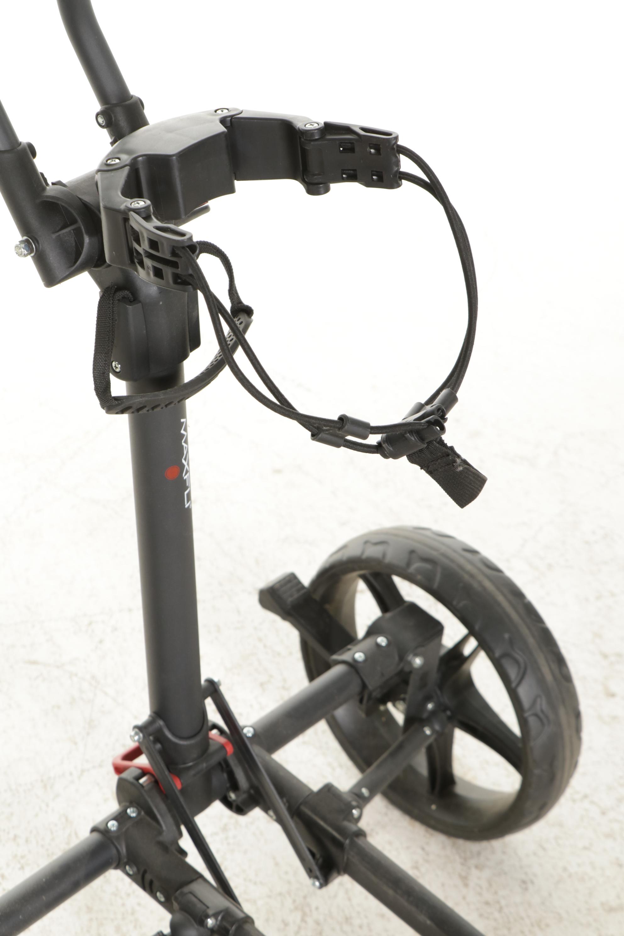 Maxfli Three Wheel Golf Bag Folding Cart